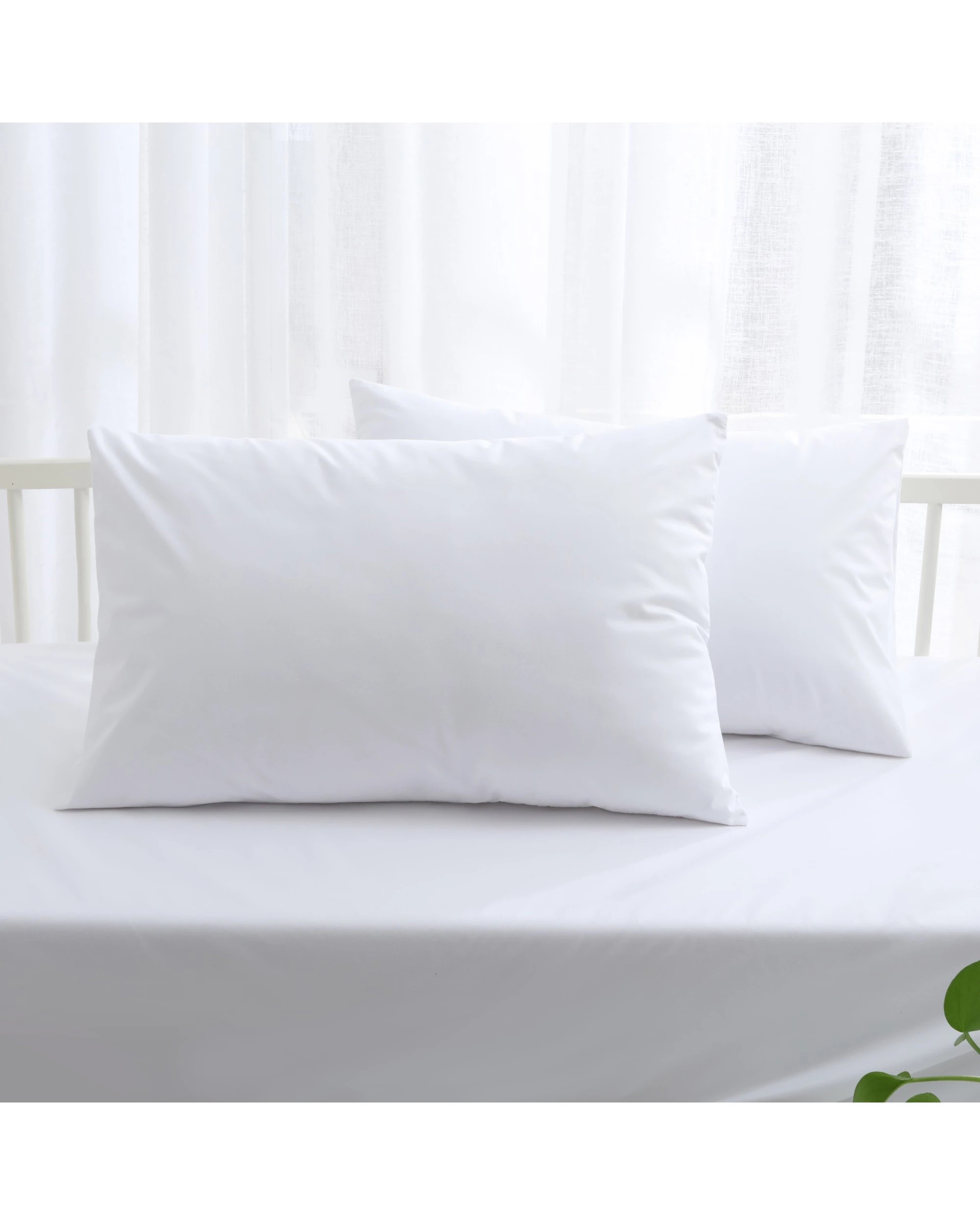 1 Dreamaker Baby Soft Touch Waterproof COT Pillow Protector 2 pack - White, 1 of 6