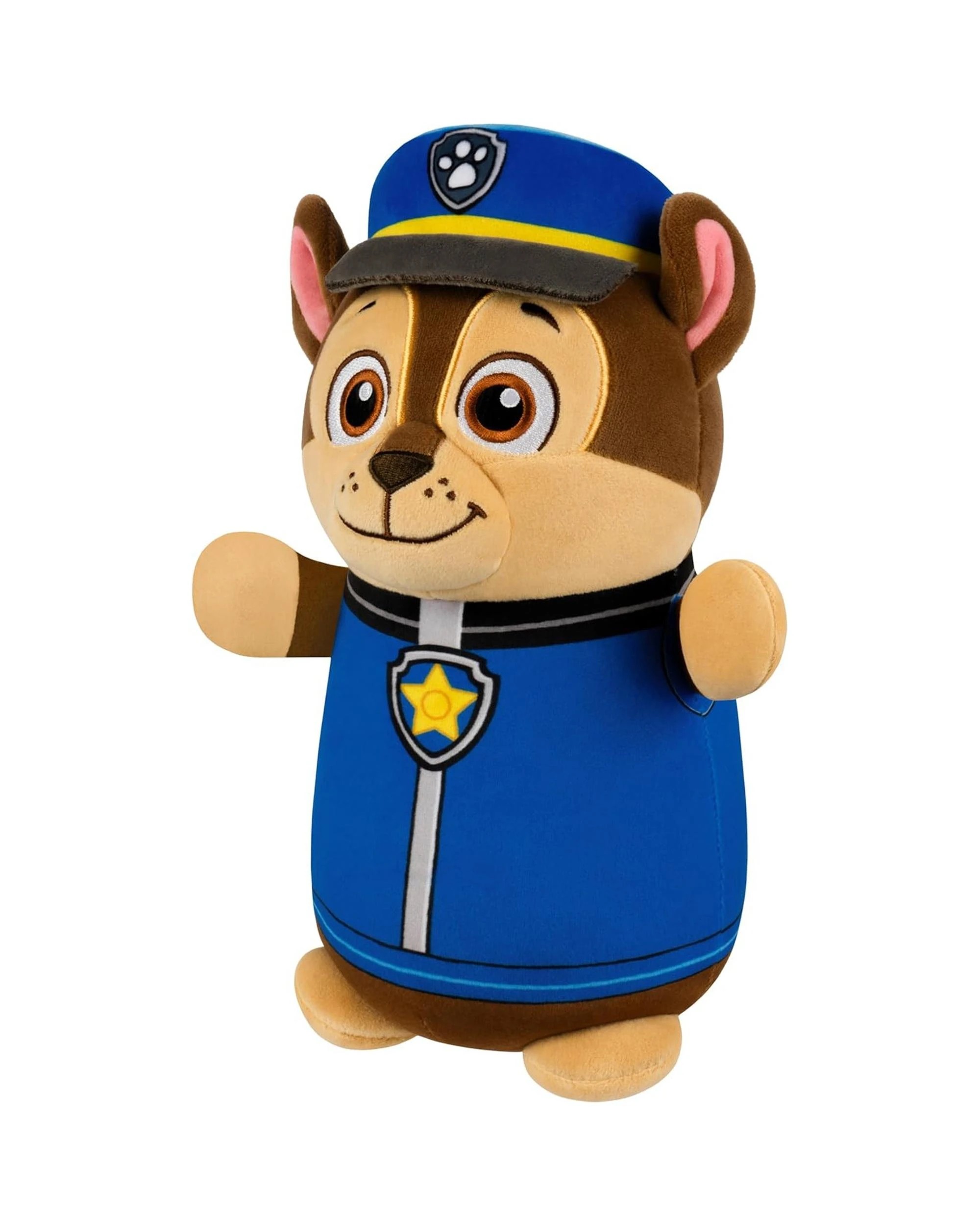 3 Squishmallows HugMees Paw Patrol Chase 10 inch Plush, 3 of 5