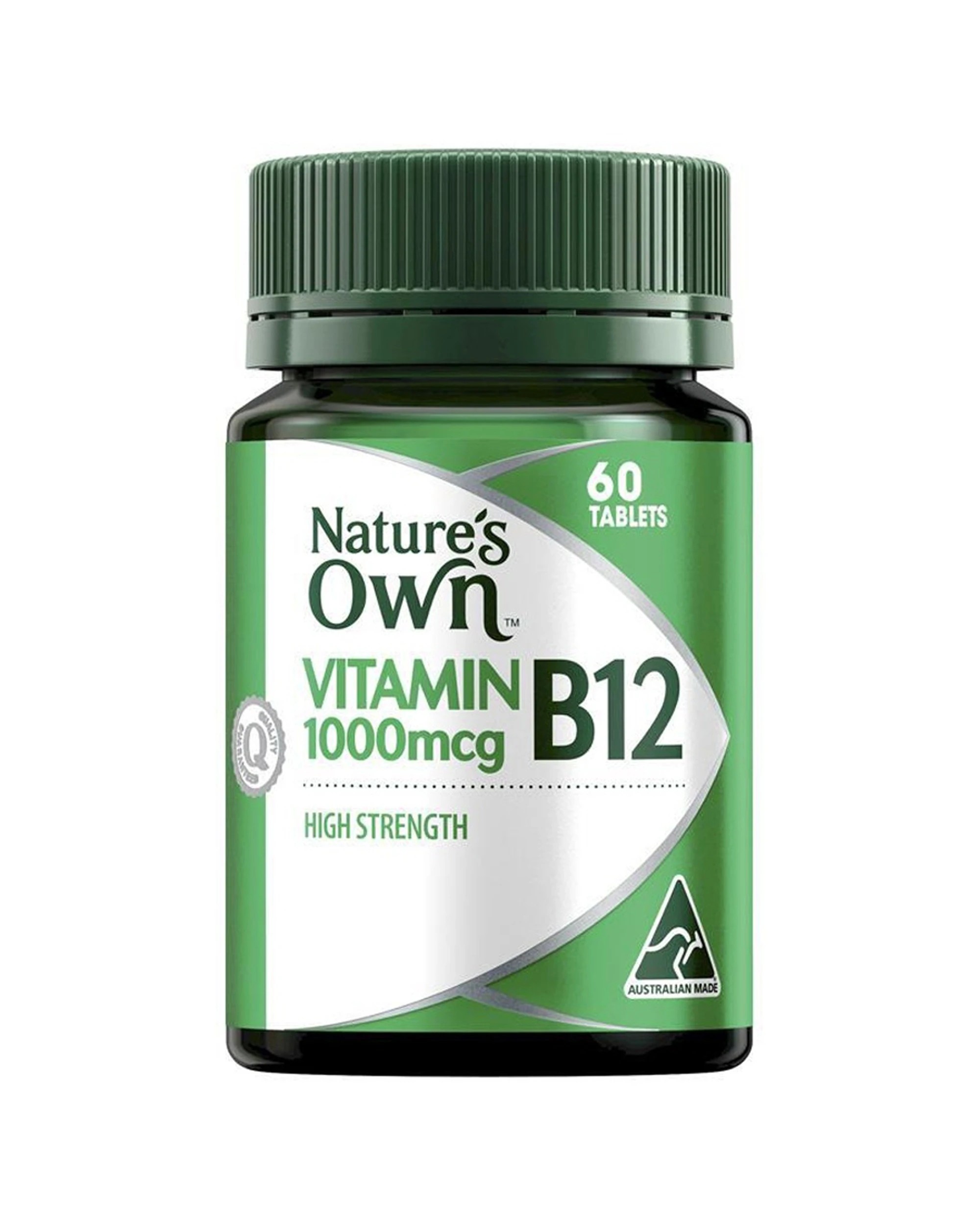 1 Nature's Own 60pc Vitamin B12 1000mcg Supplement Tablets Supports Energy & Heart Health, 1 of 1