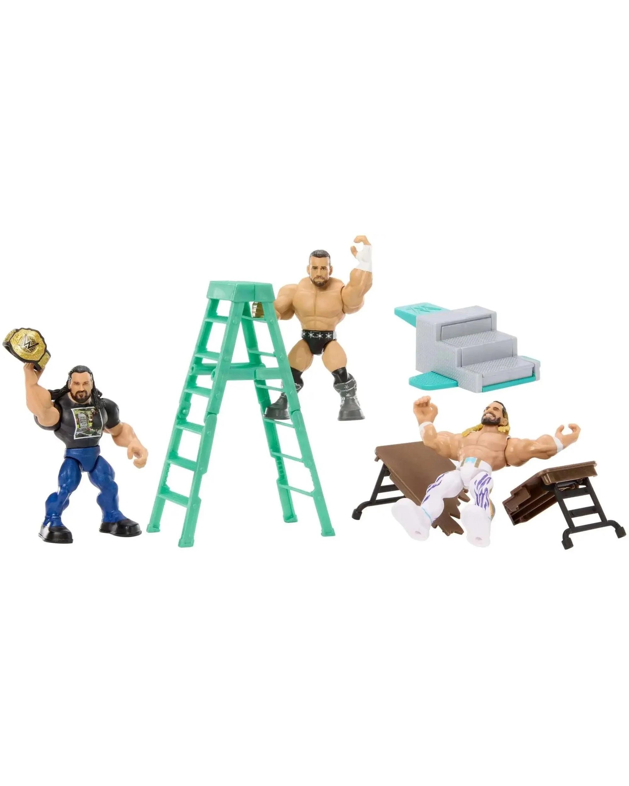 3 WWE Knuckle Crunchers Wrestlemania 3 Pack, 3 of 4
