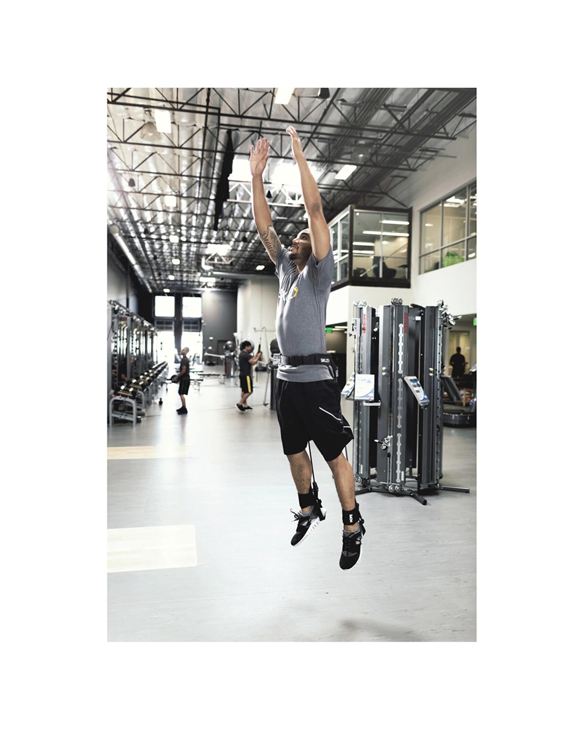 4 SKLZ HOPZ 2.0 Vertical Trainer Resistance Cables Slide-Lock Adjustable Belt - Black, 4 of 4