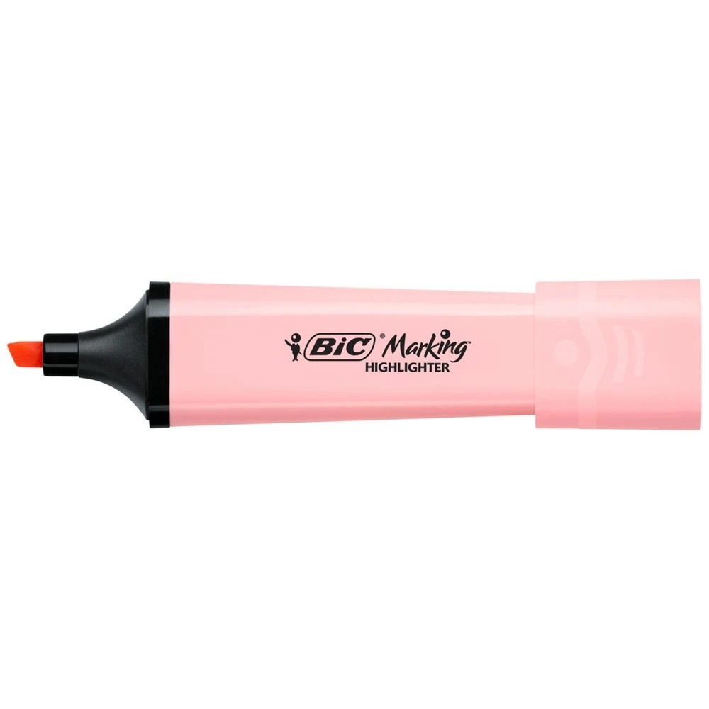 2 Bic Tank Marking Highlighter Pastel Pink, 2 of 5