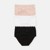 BLACK, WHITE, OYSTER PINK