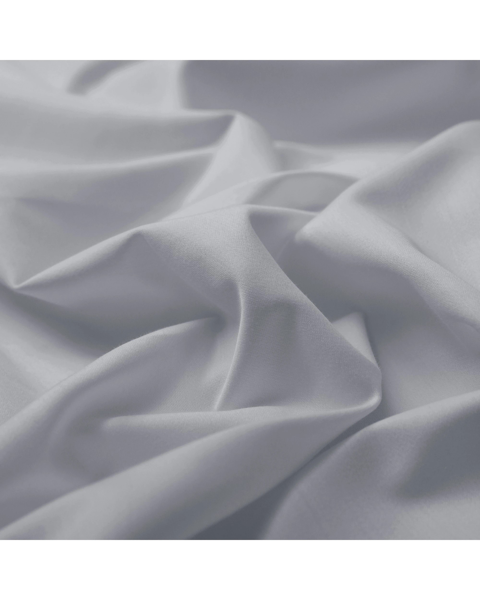 6 Dreamaker 1500TC Cotton Rich Sateen Sheet Set - Double Bed - Dove Grey, 6 of 6