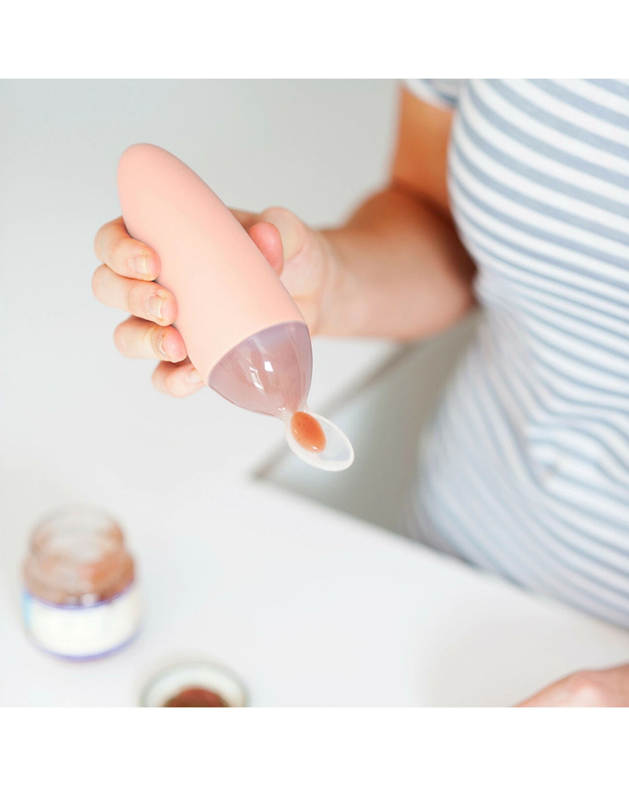 3 Boon Squirt Baby Food Dispensing Spoon Blush - Pink, 3 of 3