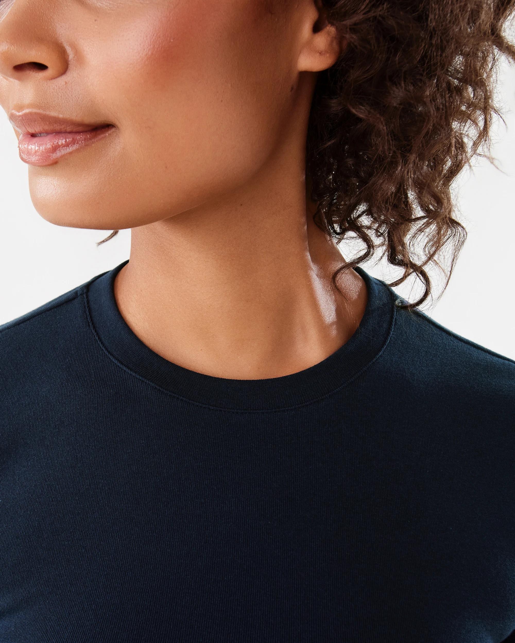 6 Long Sleeve Neat Fit T-shirt Navy Blaze, 6 of 6