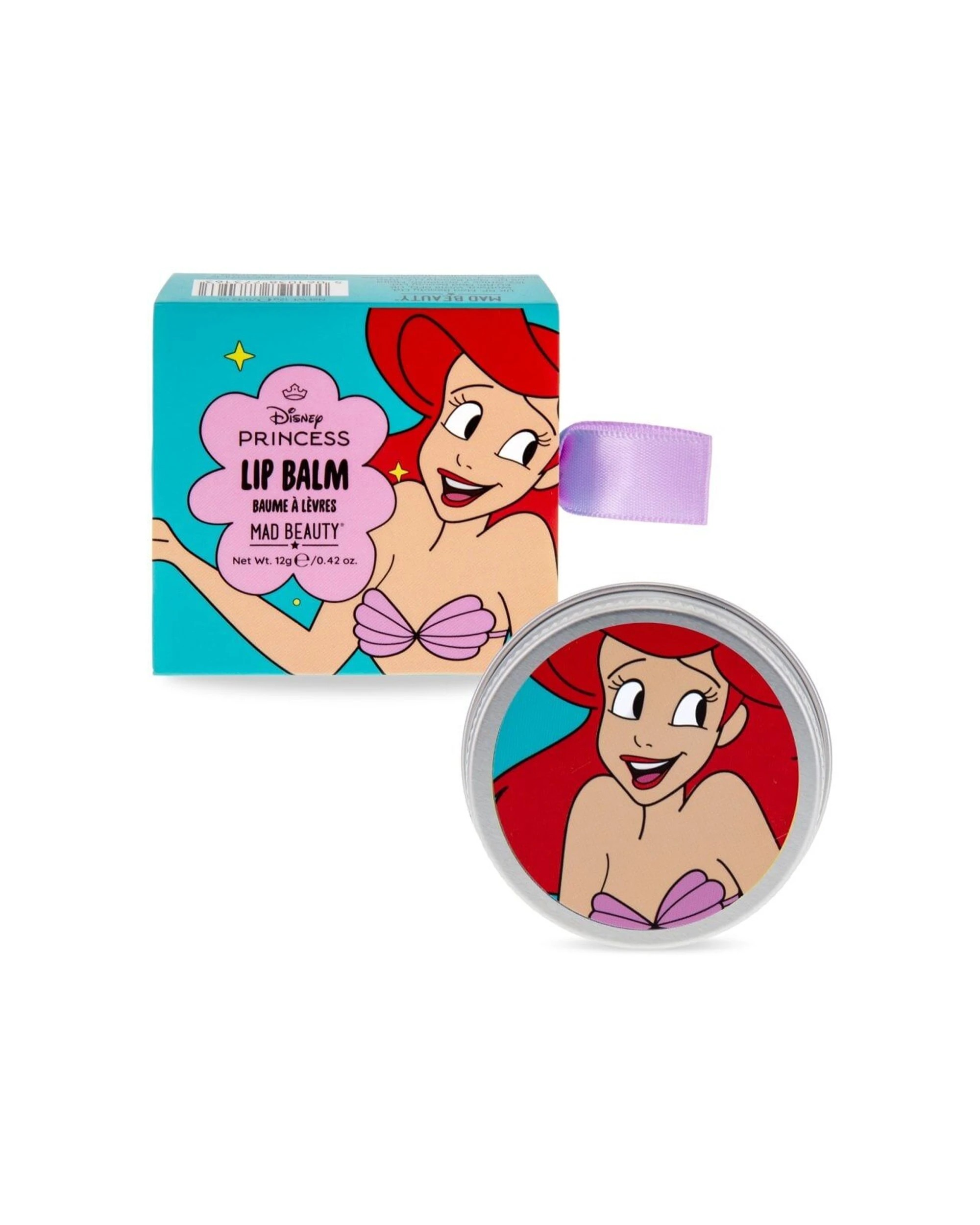 3 Disney 4PK Princess Express Yourself Lip Balm Ariel Marshmallow - Blue, 3 of 4