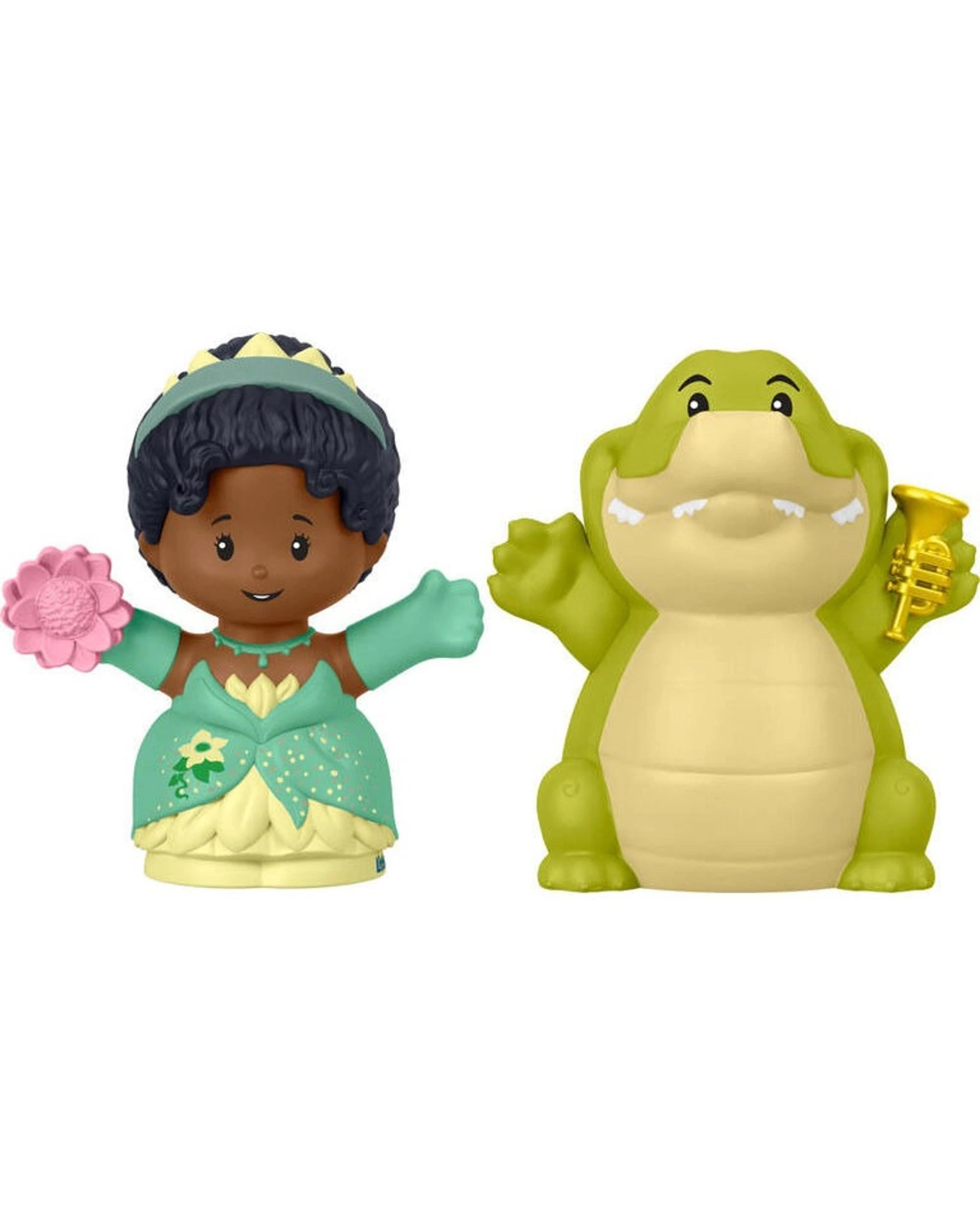 1 Little People Disney Princess Tiana and Louis Figure Set, 1 of 5