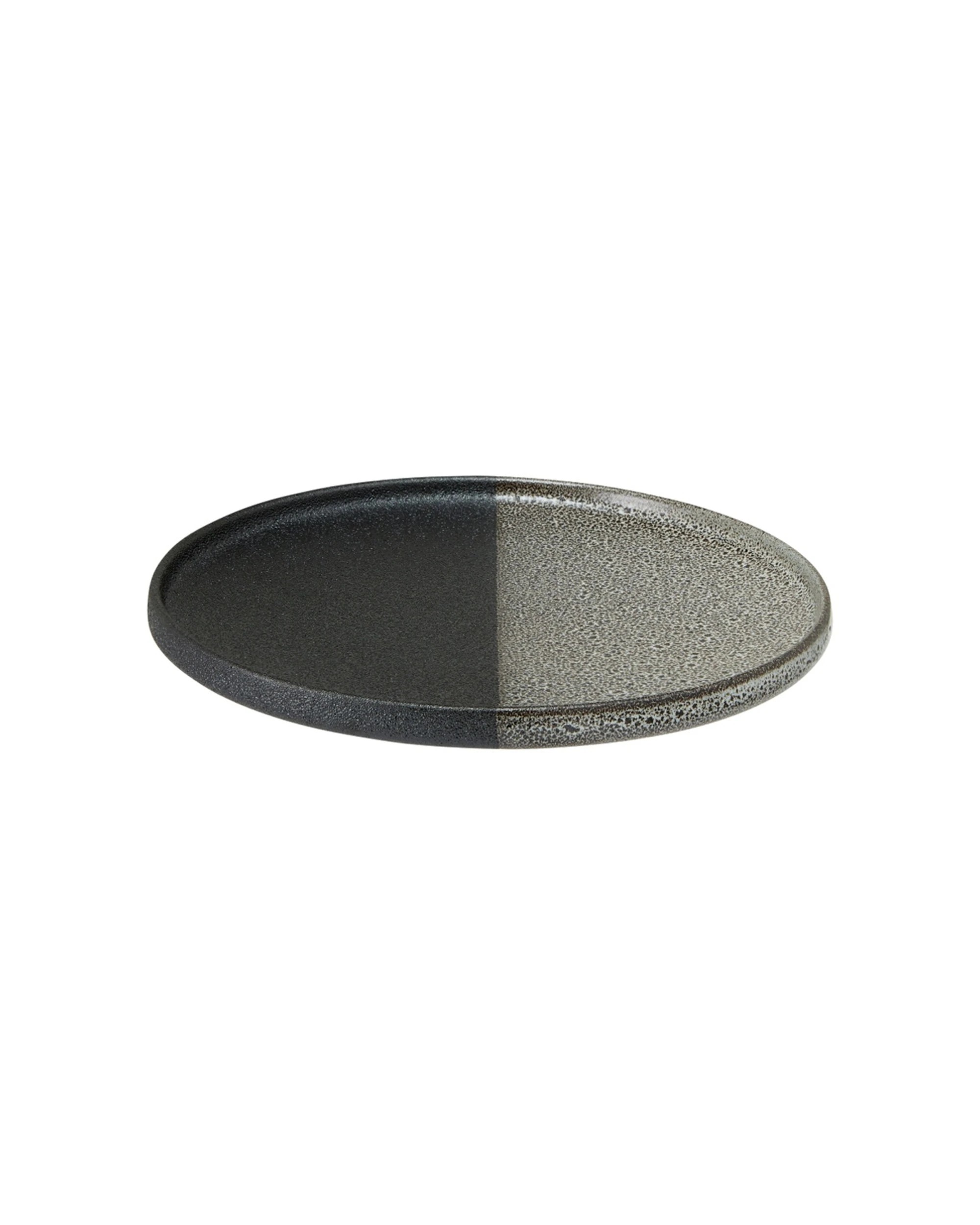 2 Maxwell & Williams Ceramic Umi High Rim Plate Dinnerware 21cm - Black, 2 of 2