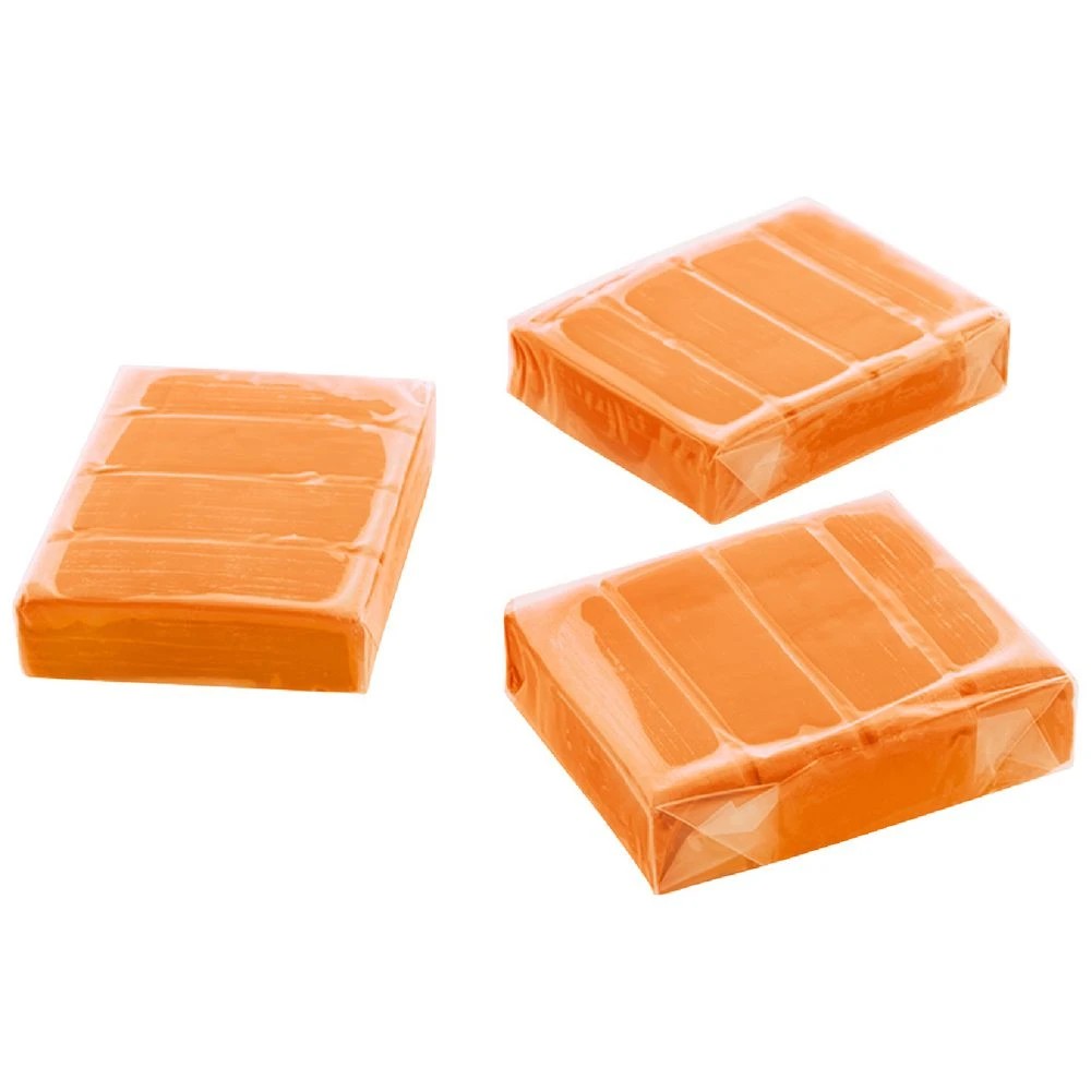 4 Born Oven Bake Polymer Clay Cadmium Orange 3 Pack, 4 of 4