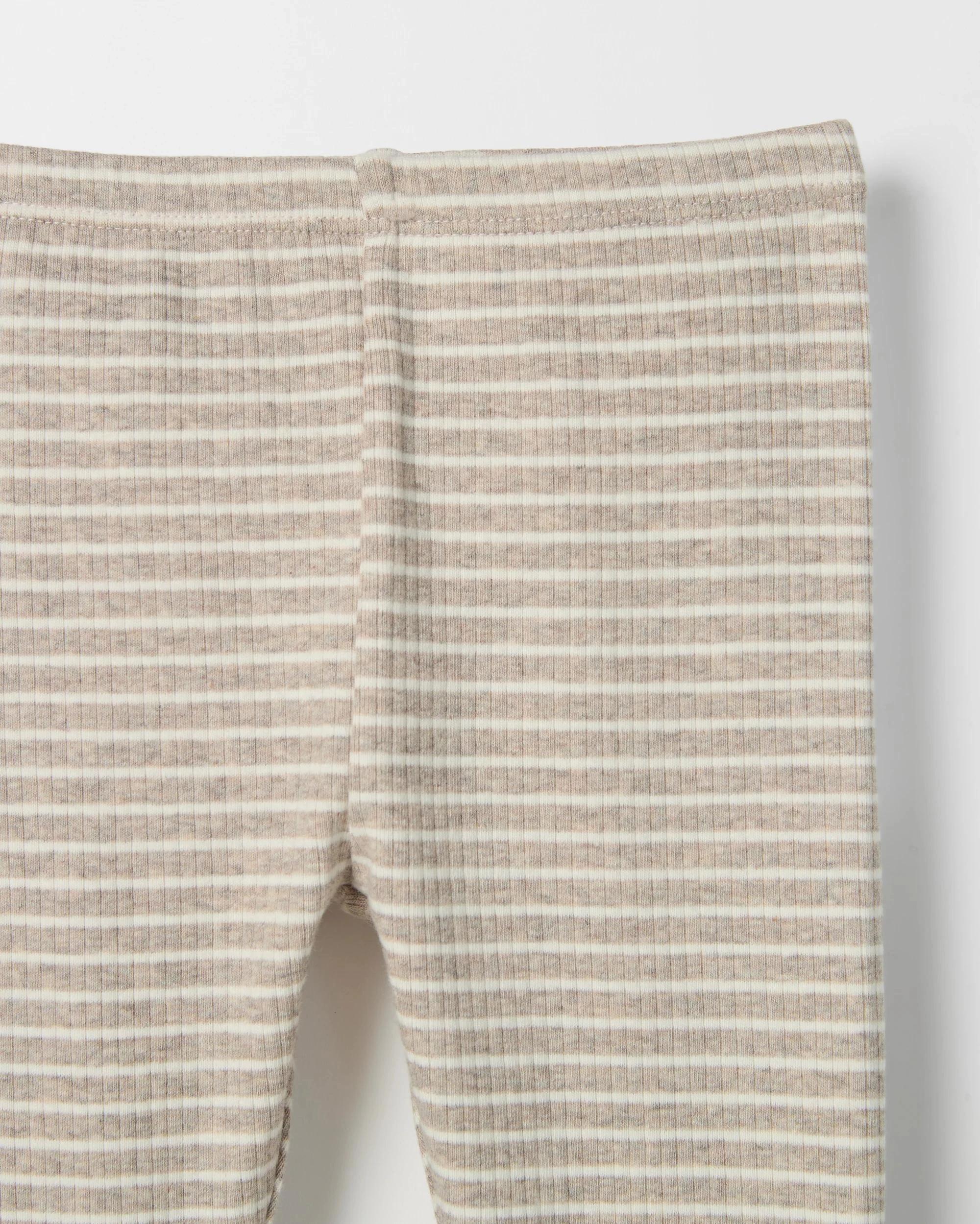 2 Target Baby Baby Organic Cotton Ribbed Leggings MUSHROOM, 2 of 2