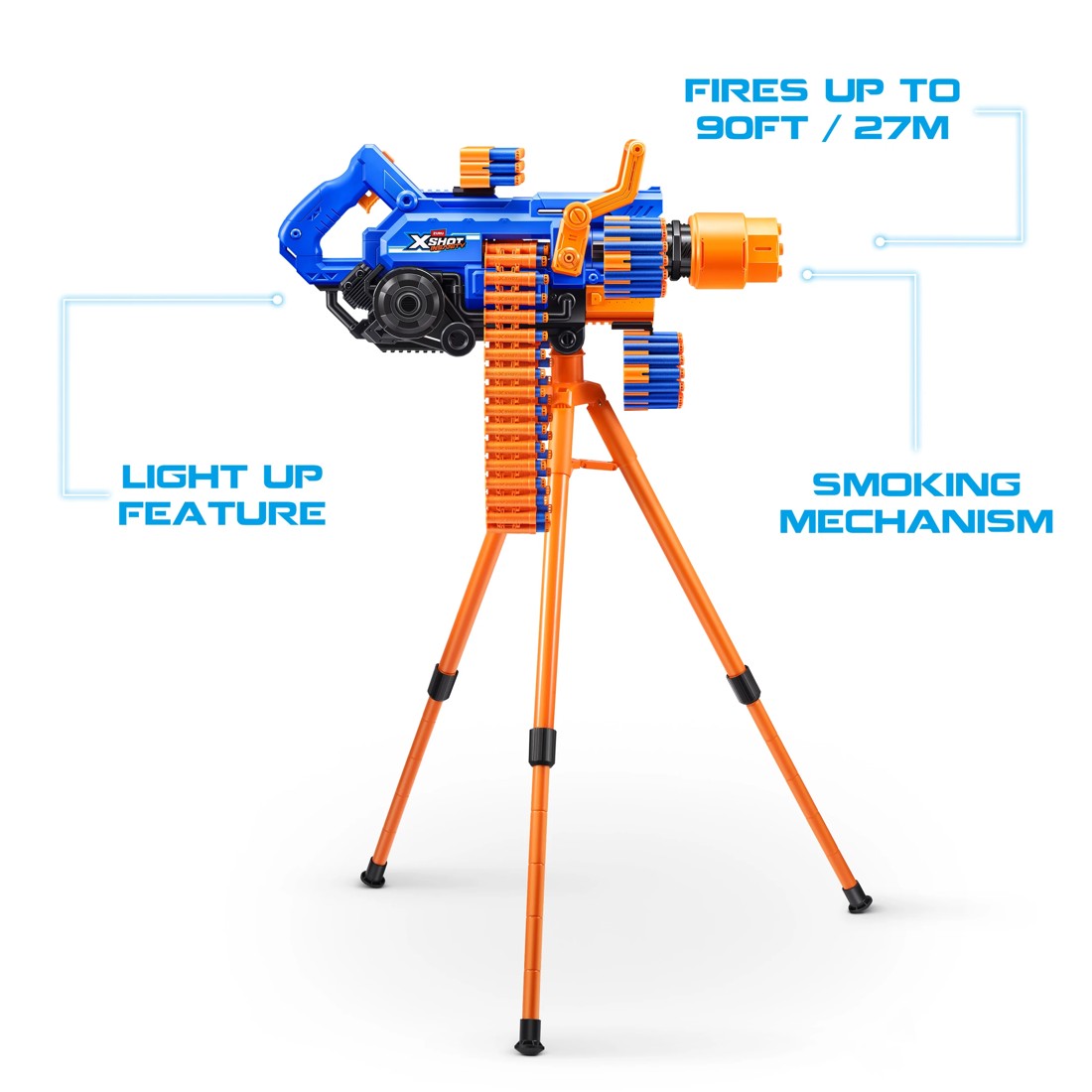 7 Zuru X-Shot Insanity Smoking Barrel Blaster, 7 of 8