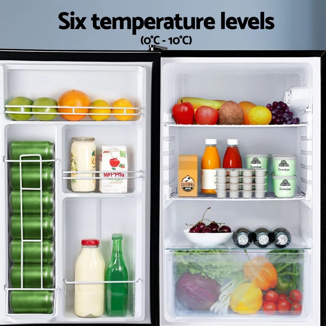 5 Devanti 110L Bar Fridge - Black, 5 of 6