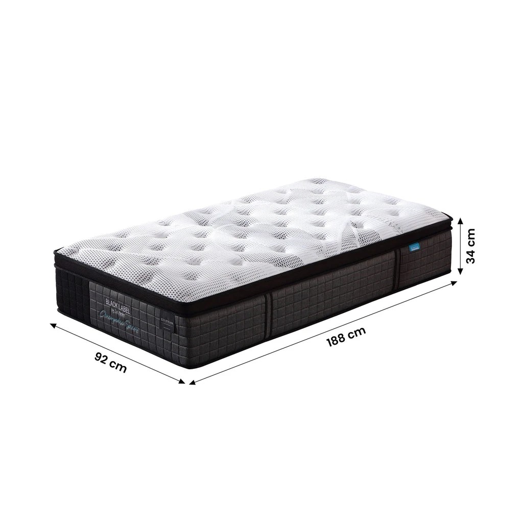 6 Zzz Atelier 34cm Chiropractic 7-Zone Euro Top Pocket Spring Latex Foam Mattress - Single Bed, 6 of 6