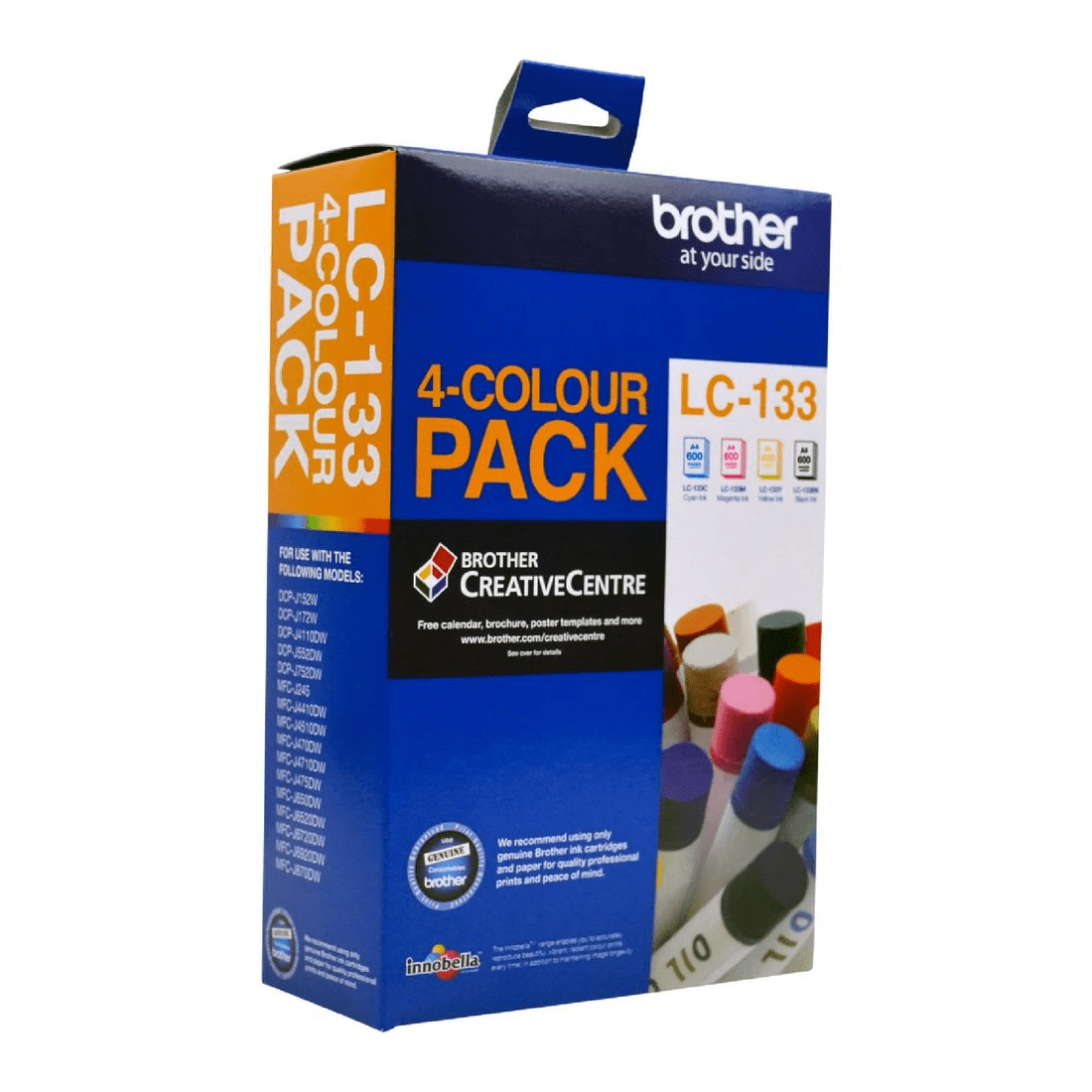 3 Brother LC 133 Ink Cartridges 4 Colour Value Pack, 3 of 7
