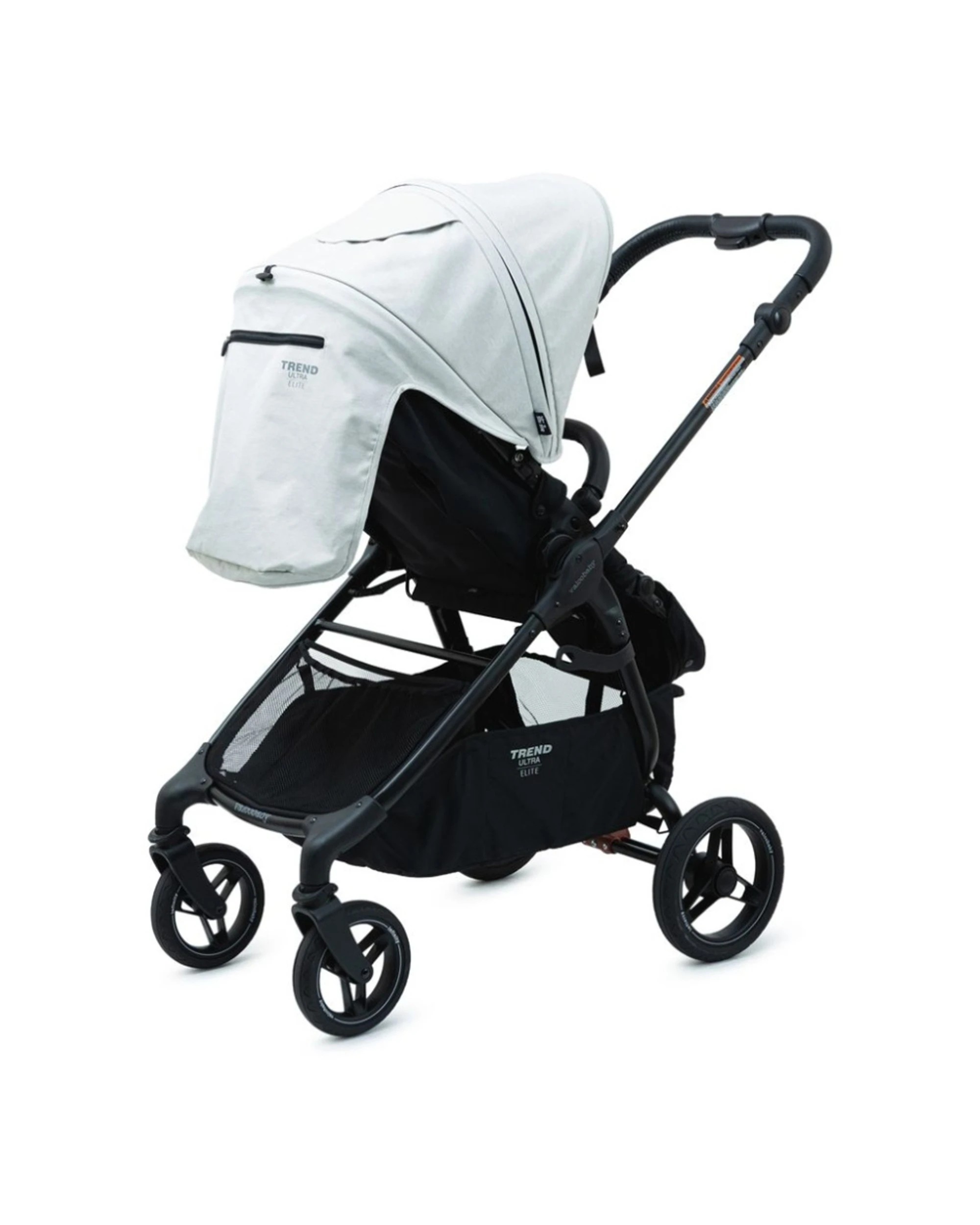 5 Valcobaby Trend Ultra Elite Stroller Pram Reversible One-Hand Fold Infinity - Grey, 5 of 9