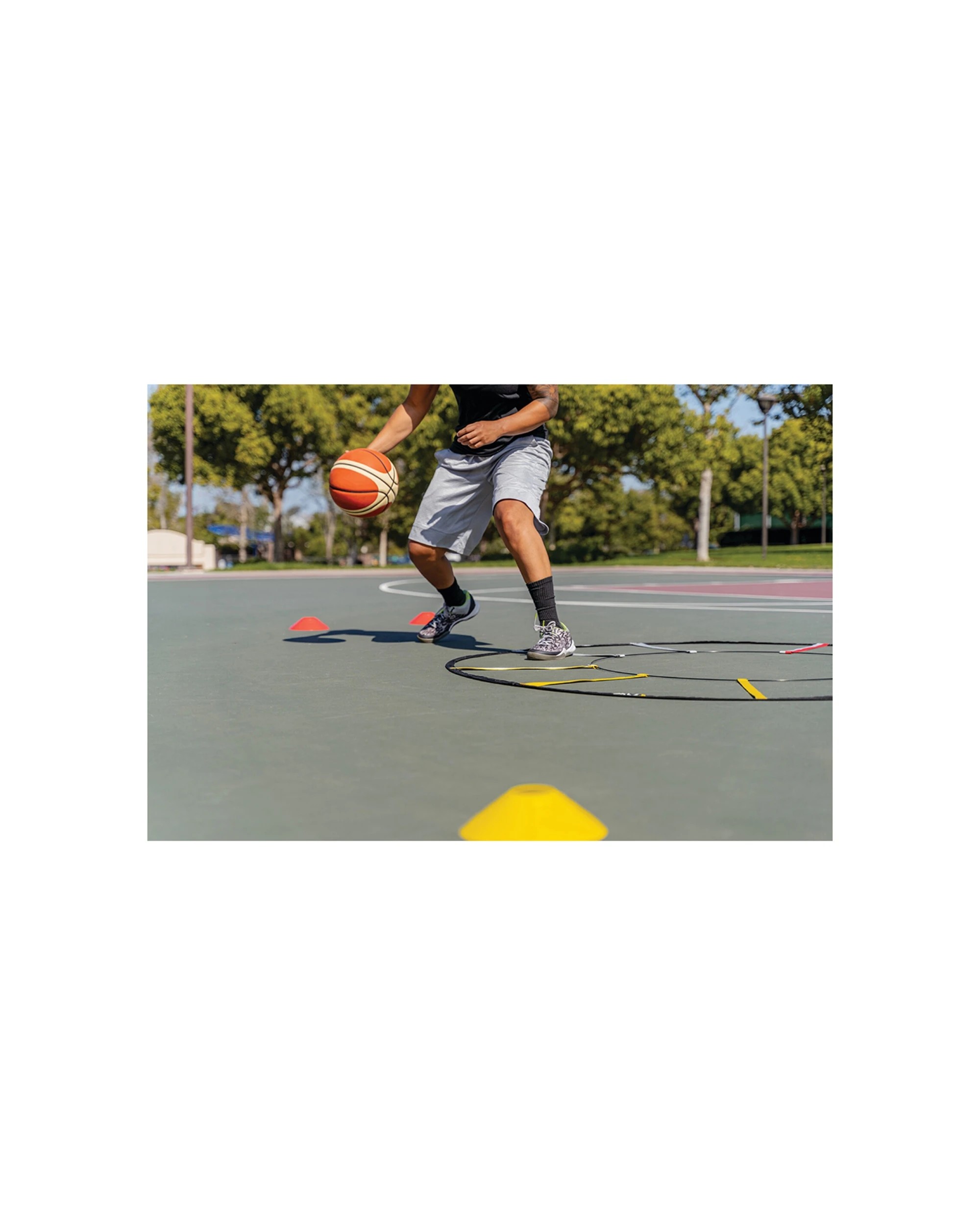 7 Sklz Reactive Circular Agility Training Ladder Set Includes Ladder And 8 Cones - Multi, 7 of 7