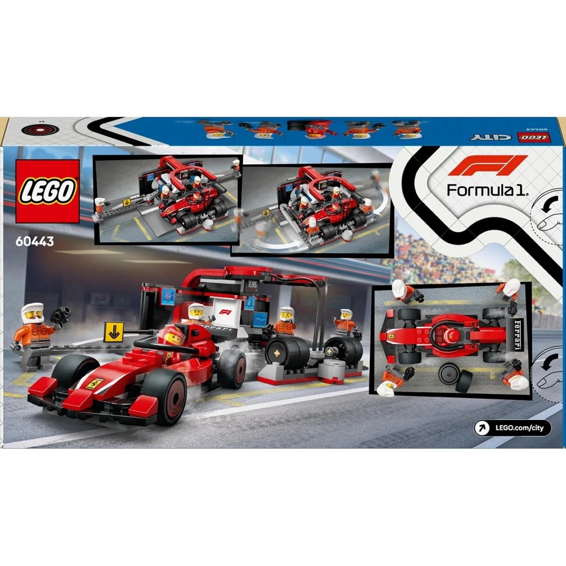 10 LEGO City F1 Pit Stop & Pit Crew with Ferrari Car 60443, 10 of 10