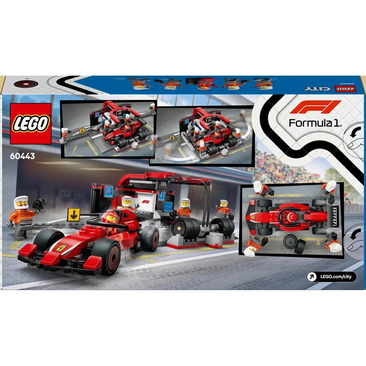 10 LEGO City F1 Pit Stop & Pit Crew with Ferrari Car 60443, 10 of 10