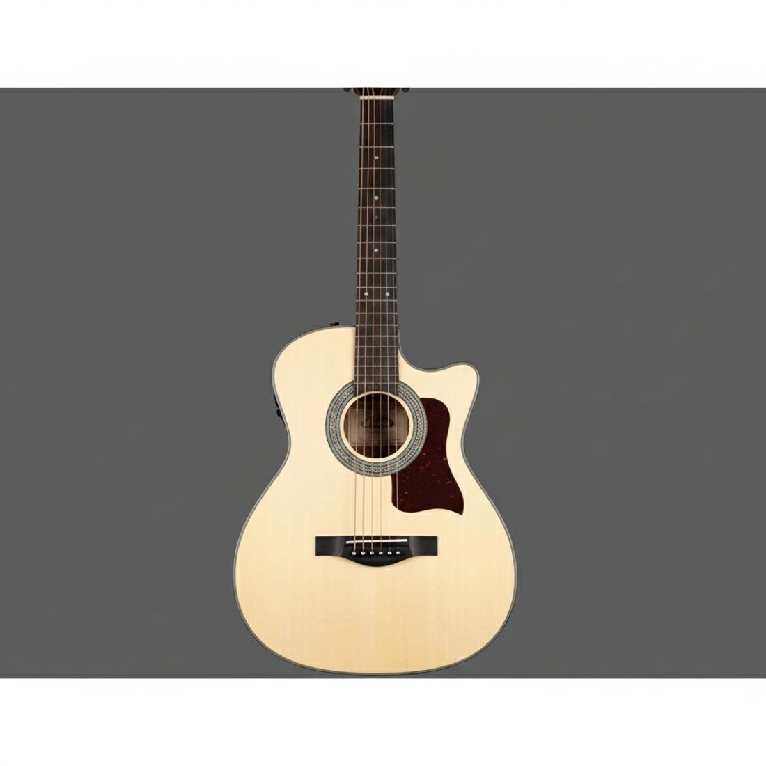 6 Alpha 38 Inch Acoustic Guitar Wooden Body Steel String w/ Stand Left Handed - Multi, 6 of 7