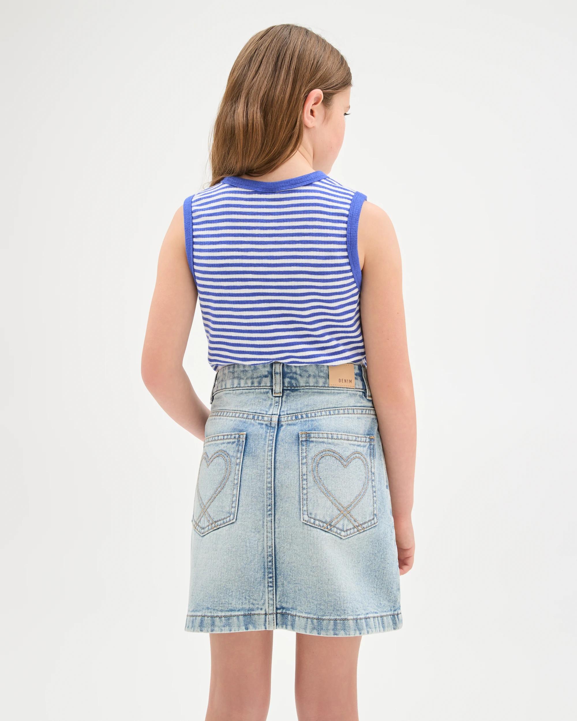 3 Target Kids Essential Sleeveless Relaxed Rib Tank Top STRIPE BLUE, 3 of 6