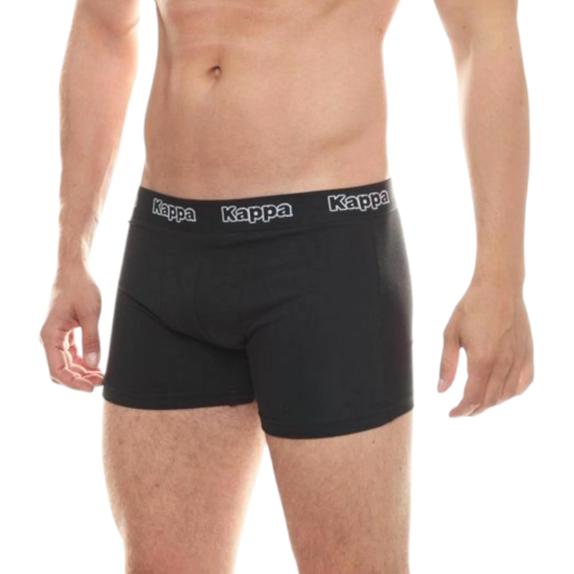 6 Kappa 20 Pack Mens Black/Blue Shorts Comfy Trunks BLACK/BLUE SEA, 6 of 8