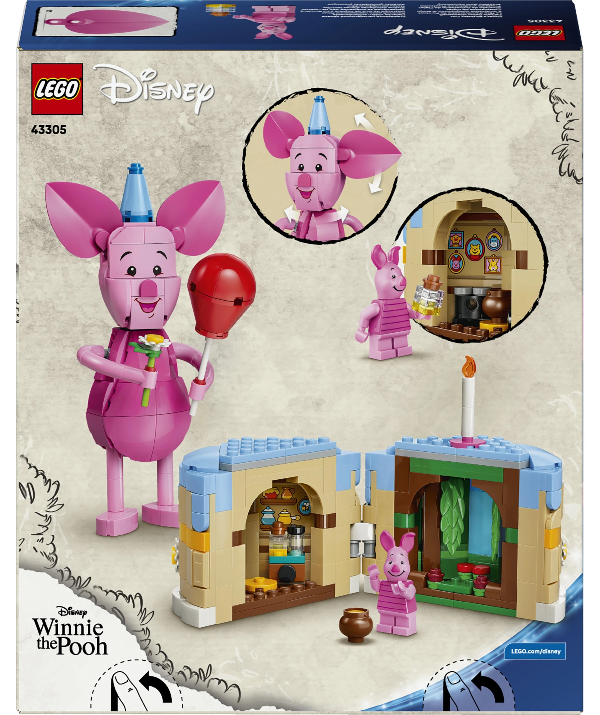 10 LEGO Disney Piglet’s Birthday Fun Building Set 43305, 10 of 10