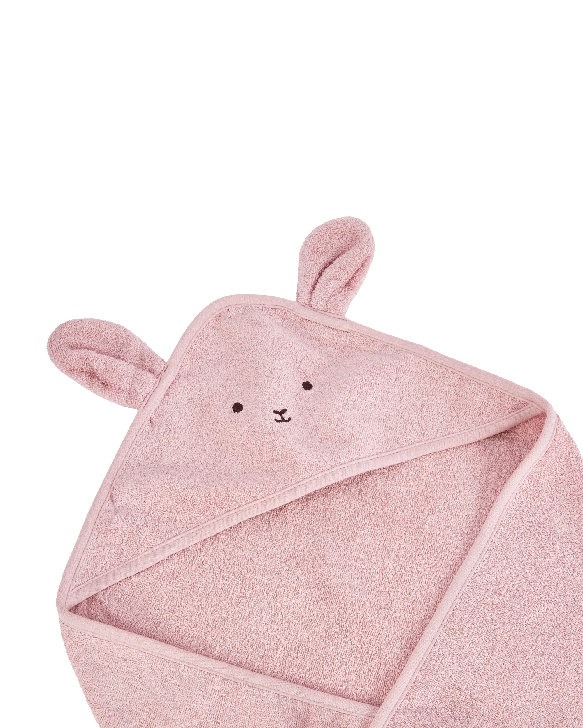 2 Cotton Hooded Towel - Bunny, 2 of 5