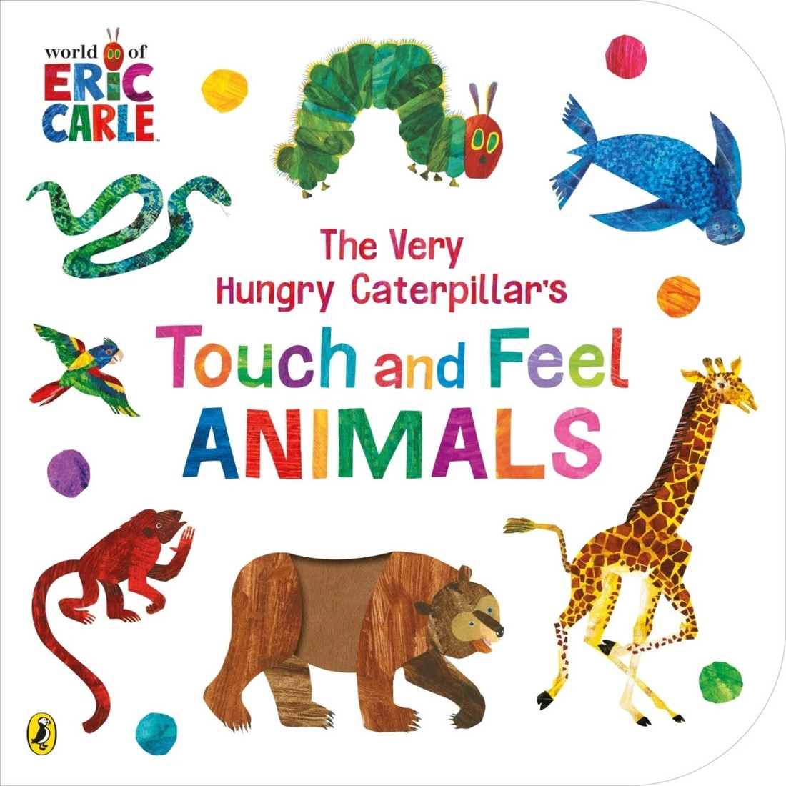 1 World of Eric Carle: The Very Hungry Caterpillar's Touch and Feel Animals by Eric Carle - Book, 1 of 1