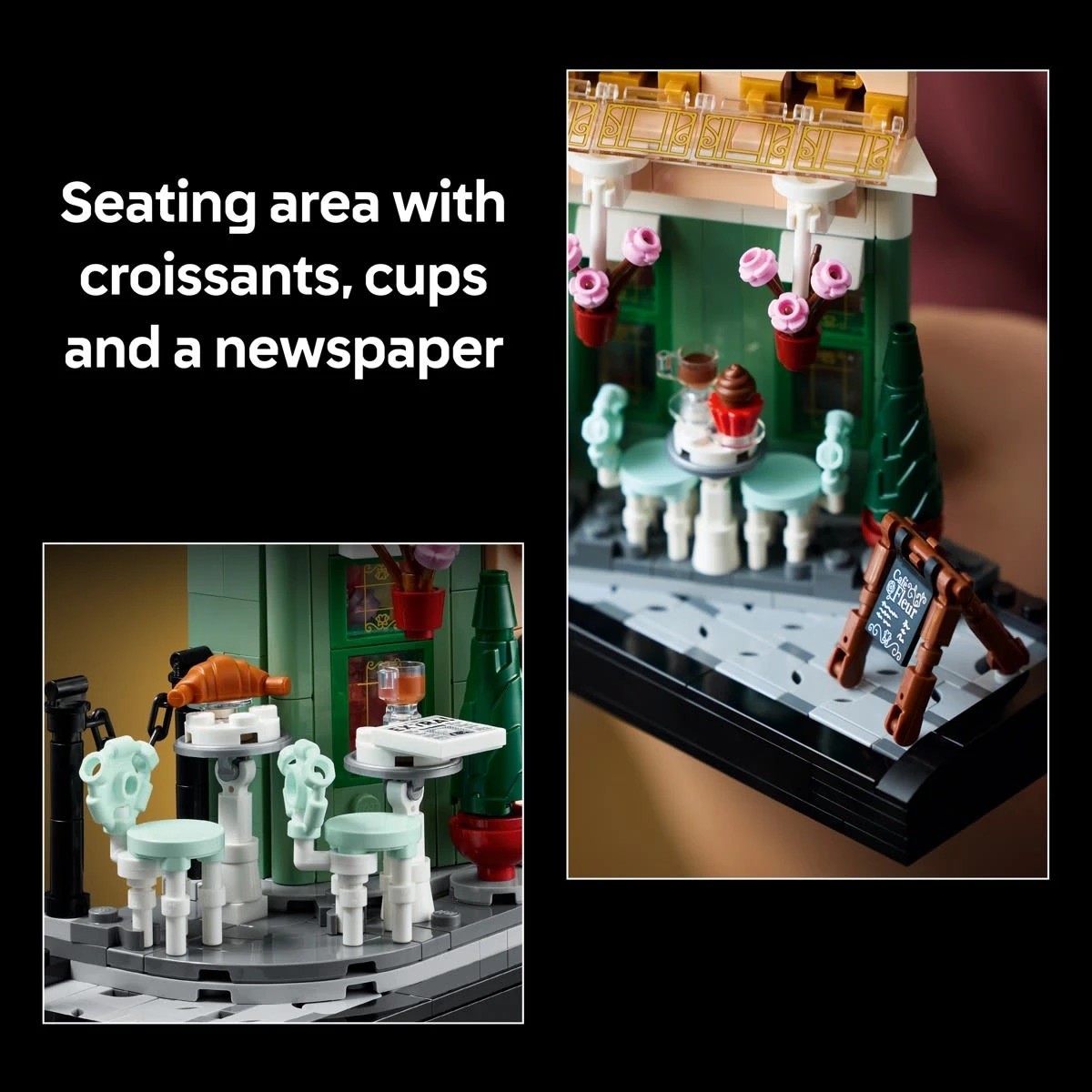 6 LEGO Icons French Cafe 10362, 6 of 9