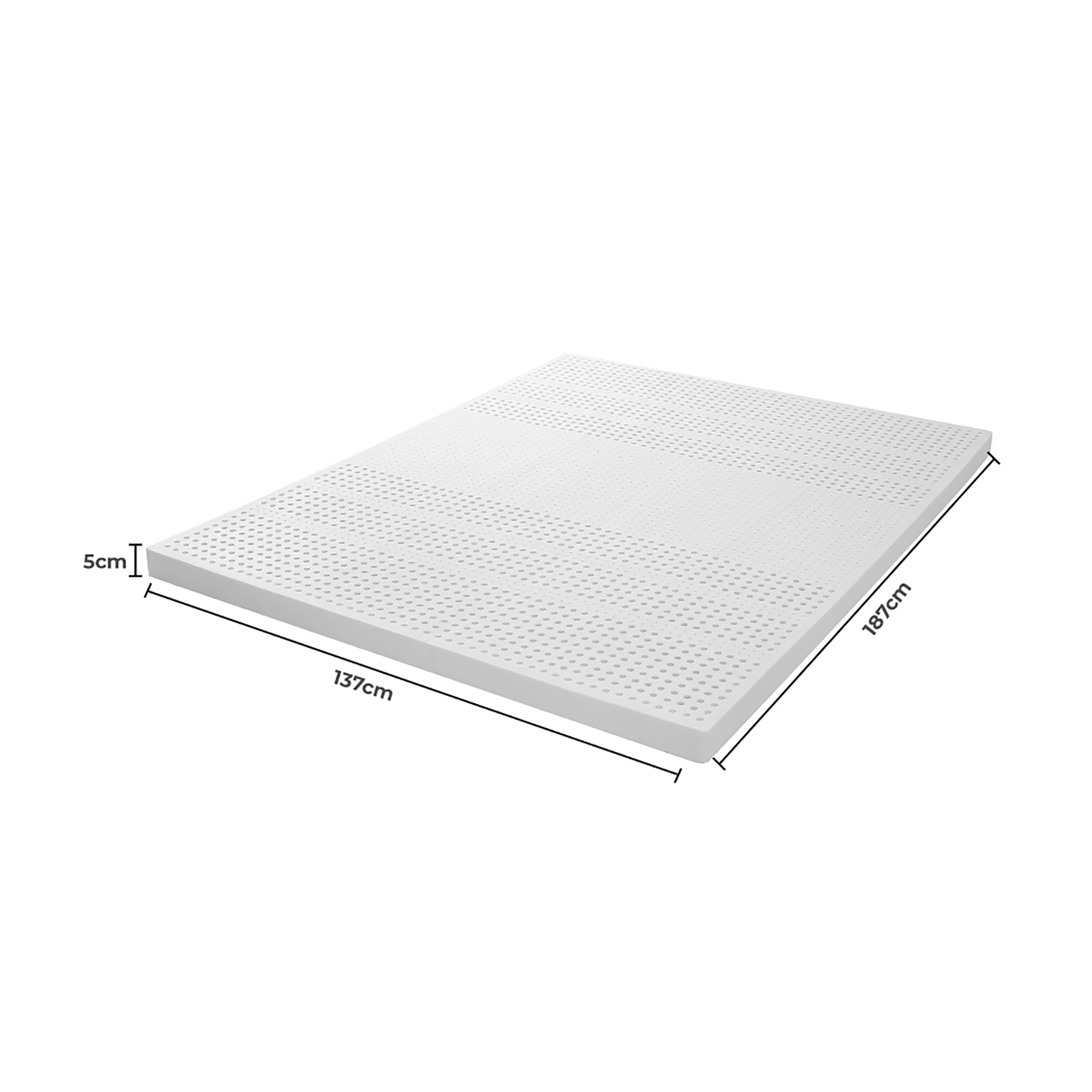 3 Dreamz Latex Mattress Topper Double, 3 of 6