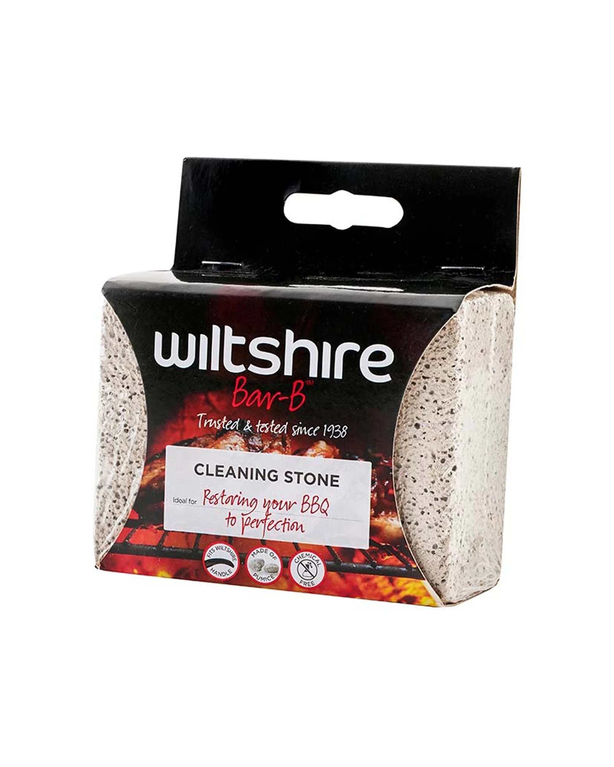 2 Wiltshire Bar-B Non-Toxic Tough Barbeque Grill Pumice Cleaning Stone Tool - Grey, 2 of 2
