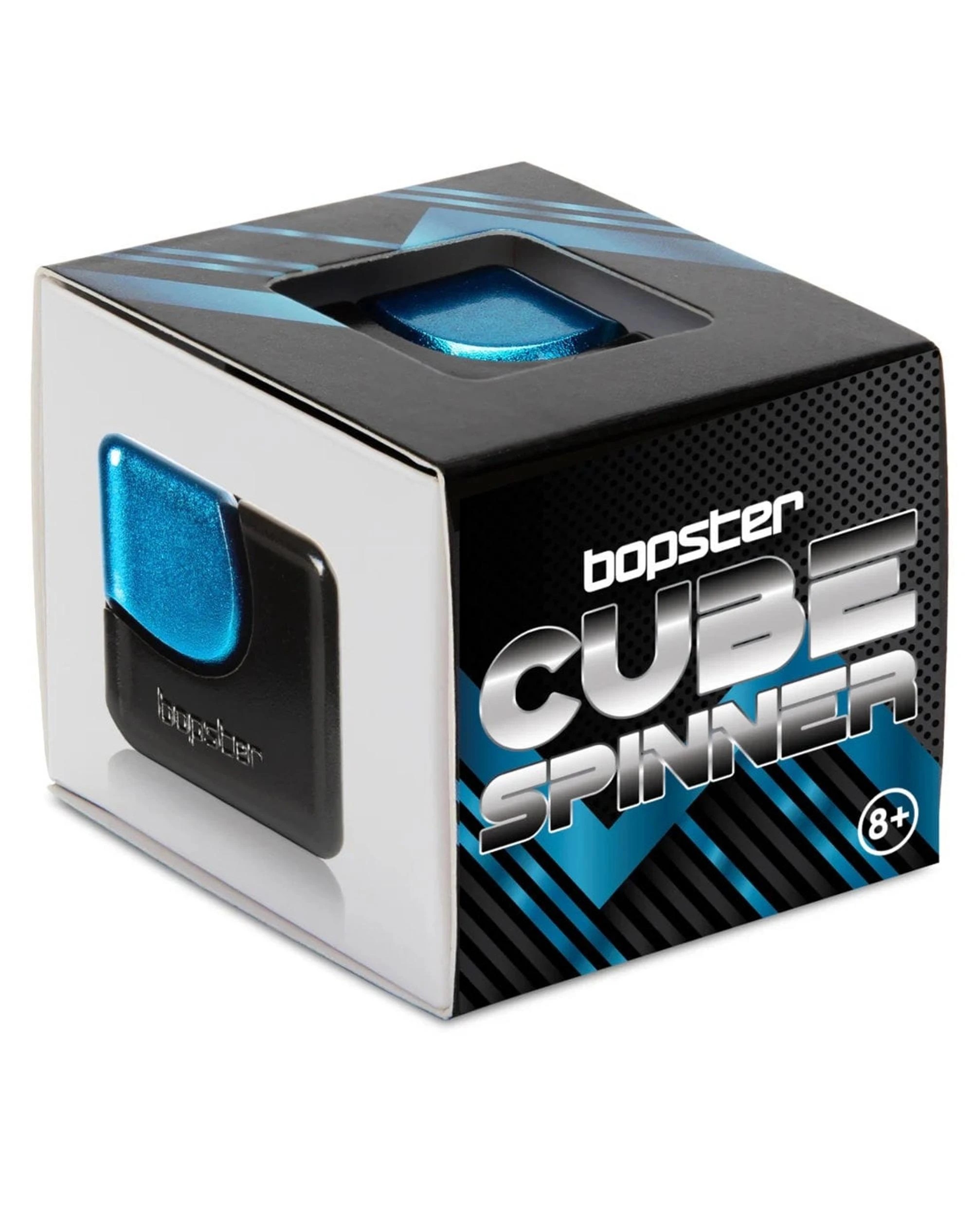 4 Bopster Fidget Cube Spinner - Black and Blue - Multi, 4 of 5