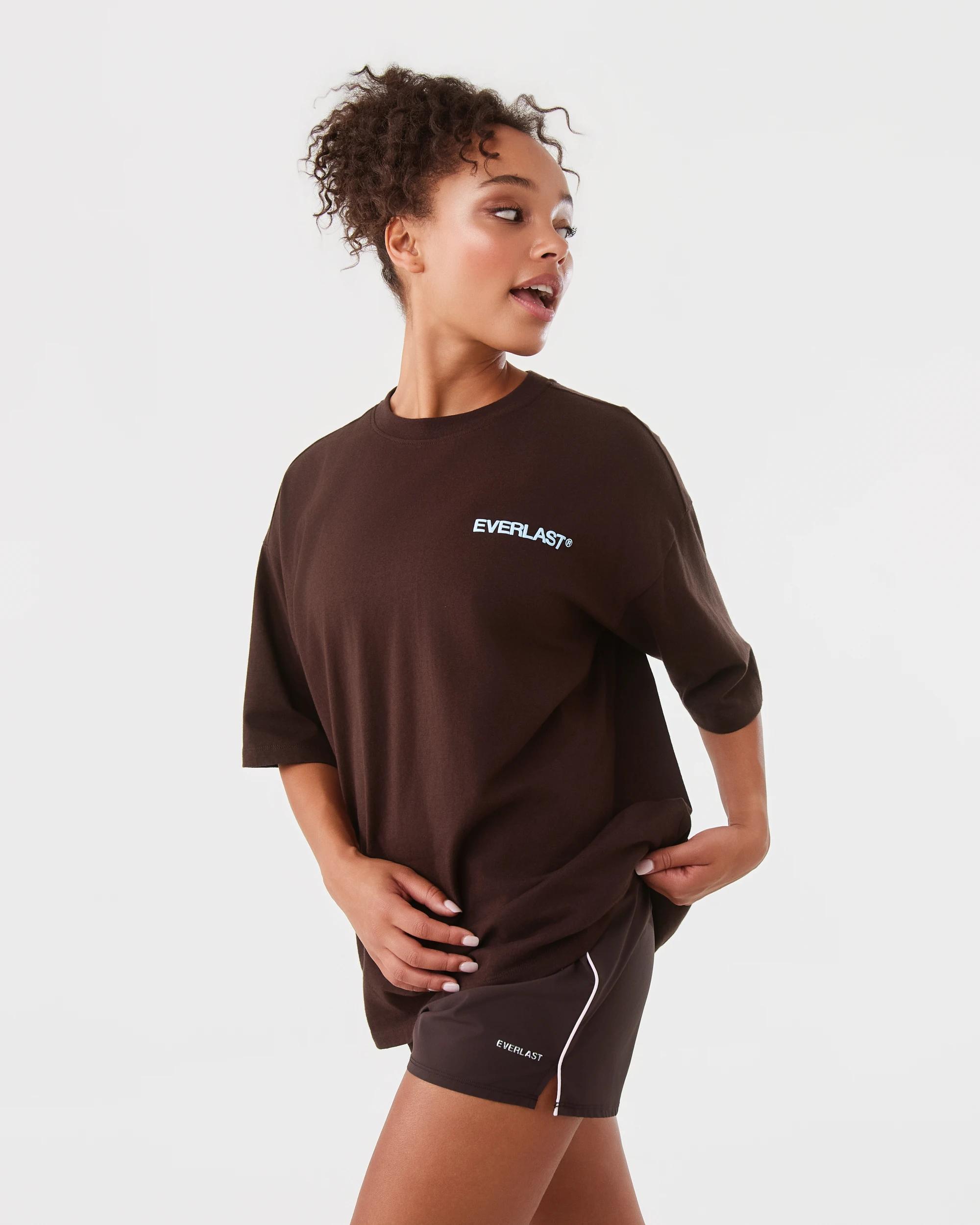 8 Everlast Womens Running Shorts Coffee, 8 of 8