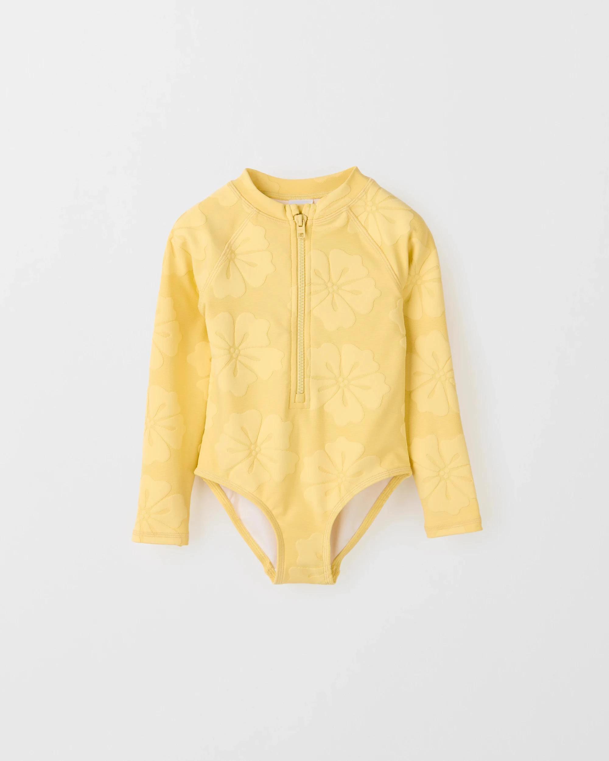 1 Target Kids Long Sleeve Swim Surfsuit YELLOW, 1 of 2