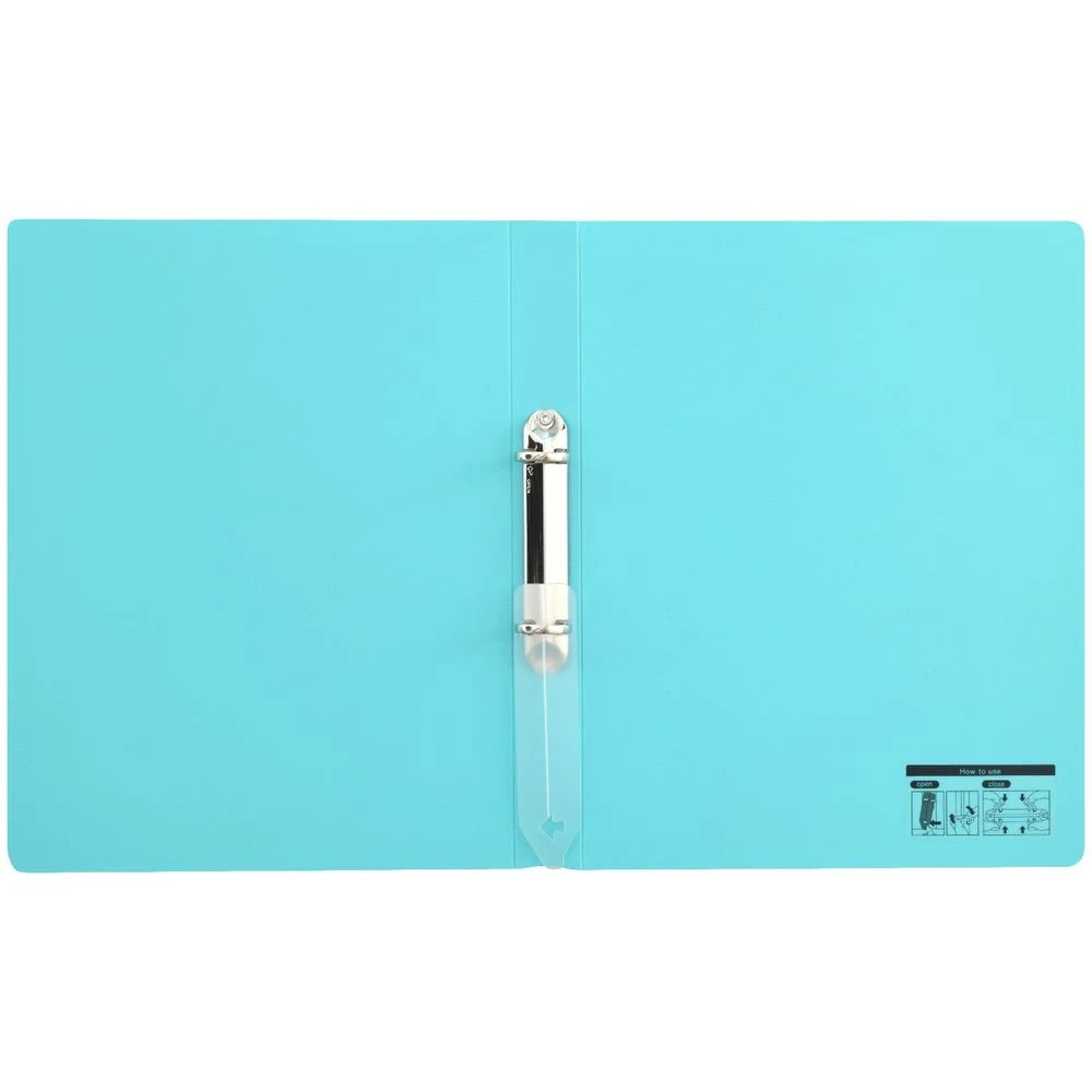 3 Aqua Drops A4 Twist Binder 2-O 18mm Vivid Teal, 3 of 4