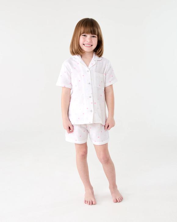 Short Sleeve Woven Pyjama Set