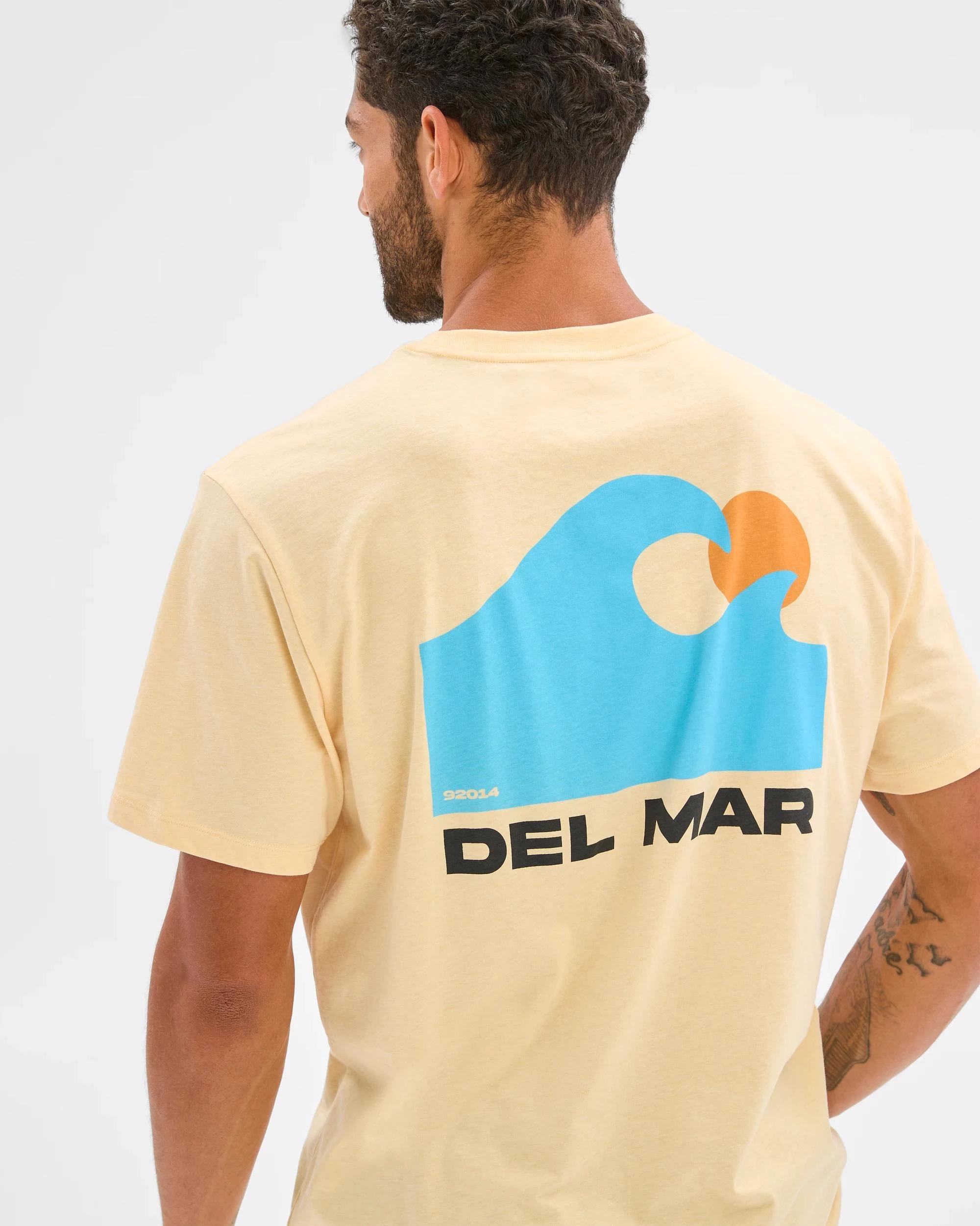 3 Target Australian Cotton Blend Wave Print T-Shirt YELLOW MARLE, 3 of 6