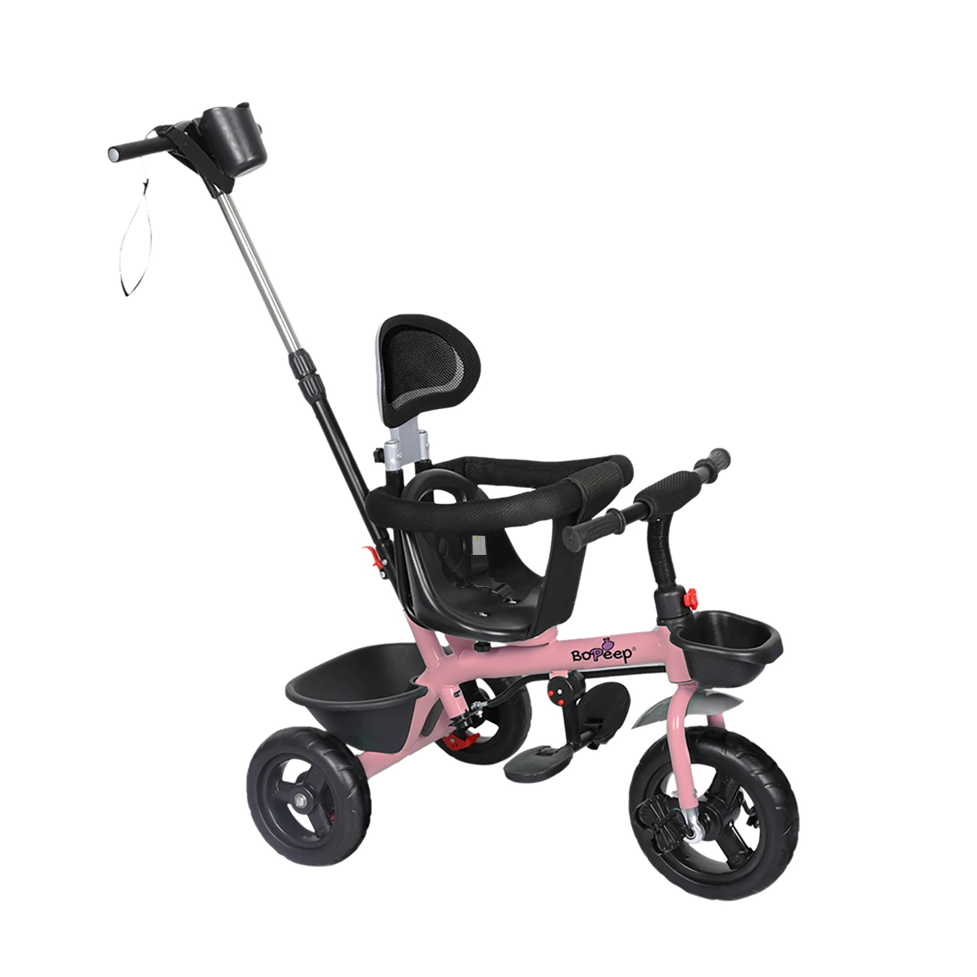2 Bopeep 2-in-1 Kids Tricycle Pink, 2 of 6
