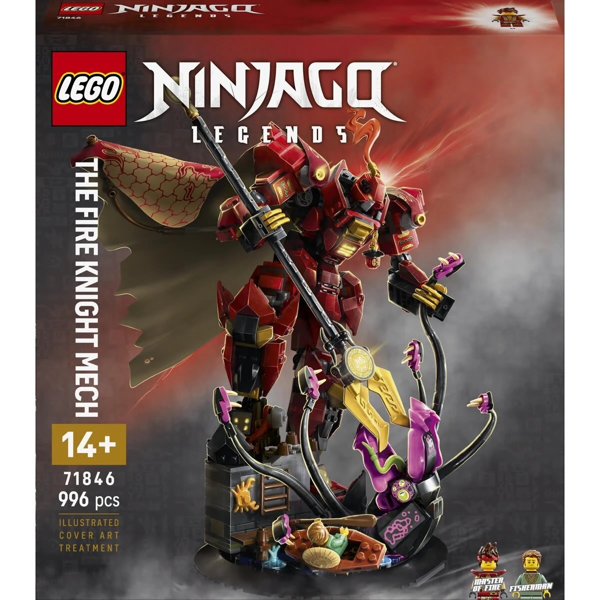 1 LEGO NINJAGO The Fire Knight Mech 71846, 1 of 10