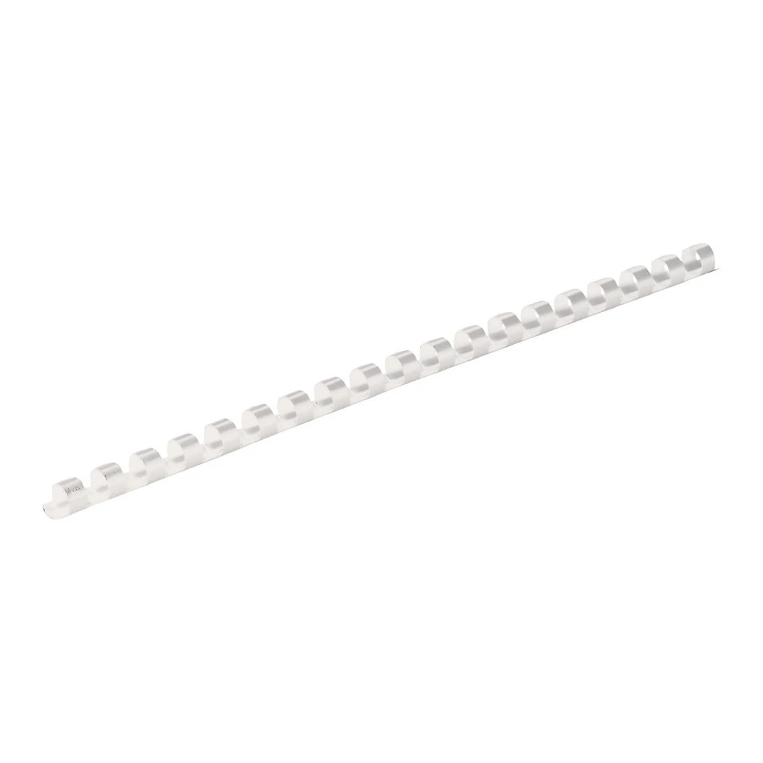 1 Fellowes Binding Combs 21 Loop 8mm White 25 Pack, 1 of 4