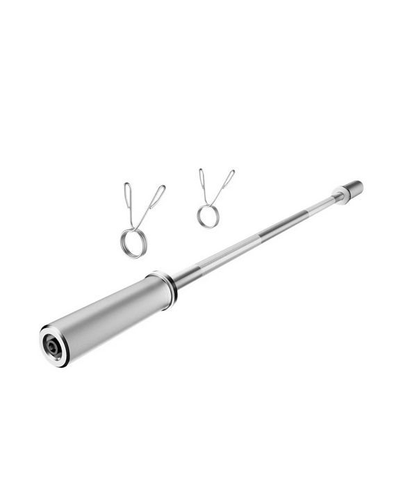Everfit Barbell Bar Weights Lifting Dumbbells Olympic Training Bar Gym - Silver