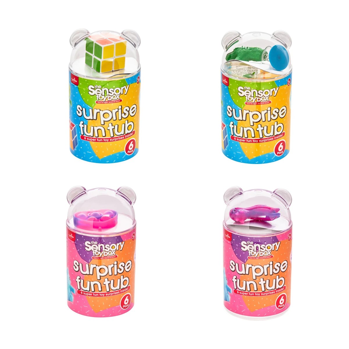 1 6 Pack ToyMania The Sensory Toy Box Surprise Fun Tub - Assorted, 1 of 9