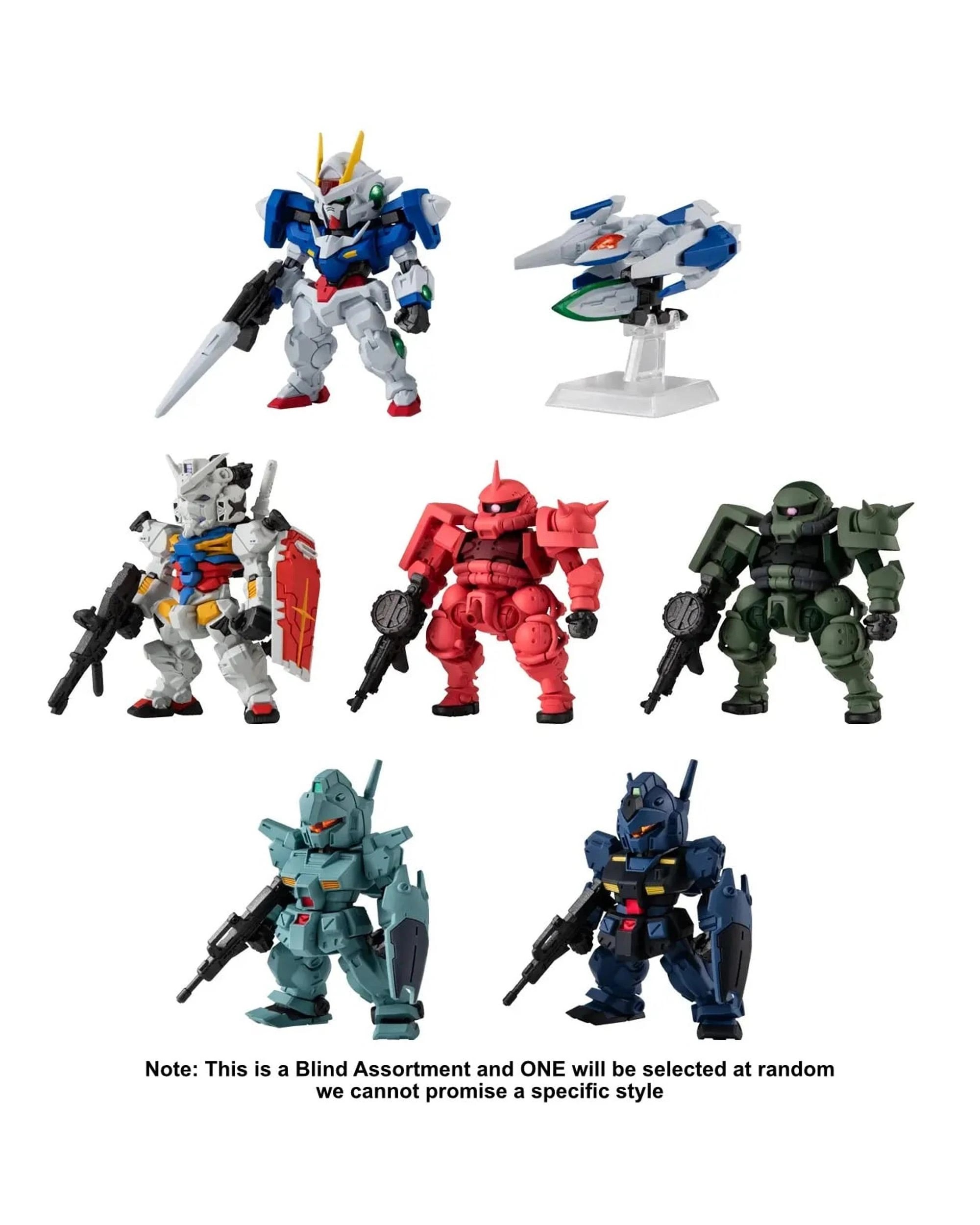 2 Bandai Shokugan Gundam Fusion Works Gundam Converge #28 Assortment, 2 of 10