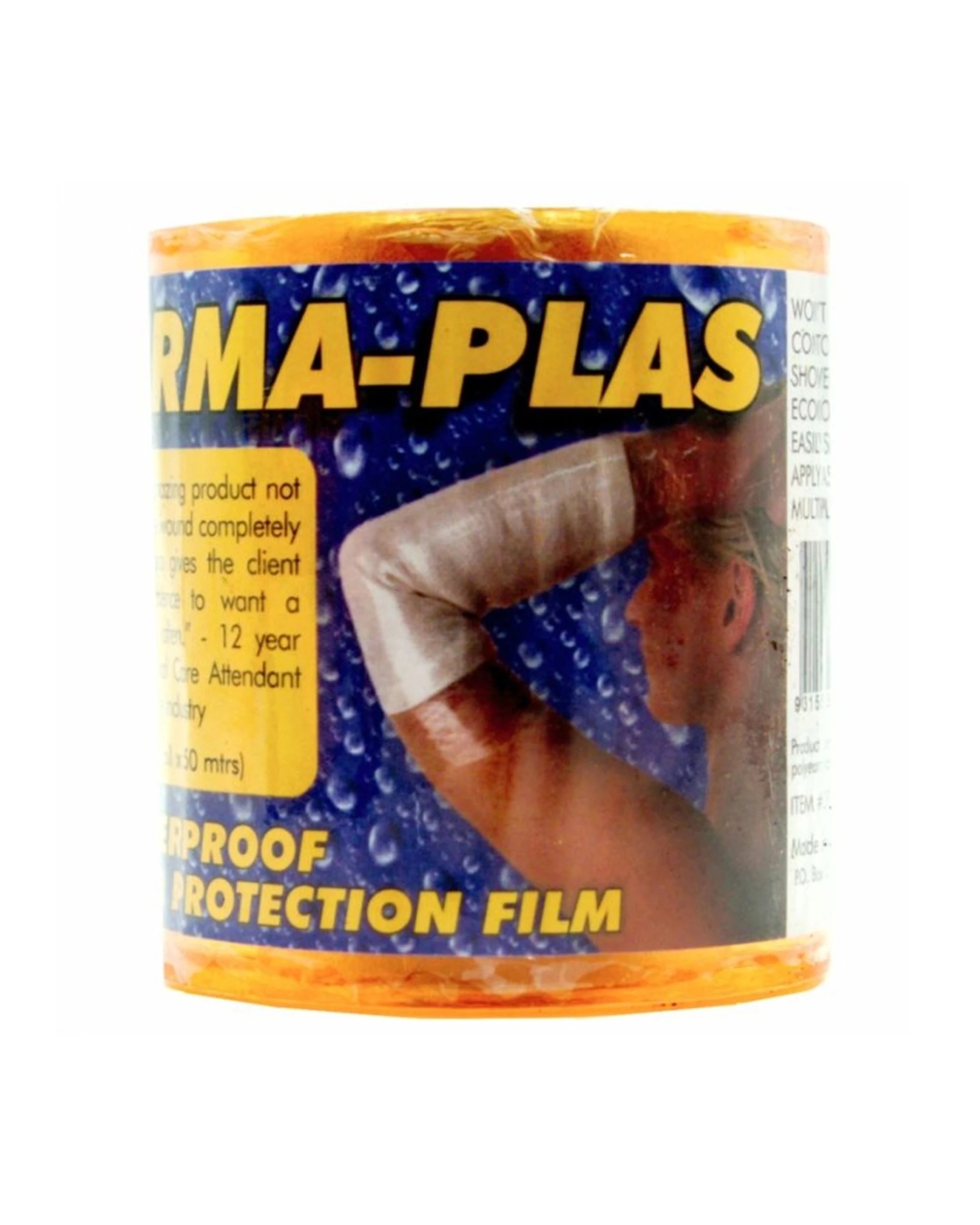 1 Bodyassist 3pc Derma-Plas Waterproof Protective Film 75mm Rolls - Clear - Clear, 1 of 1