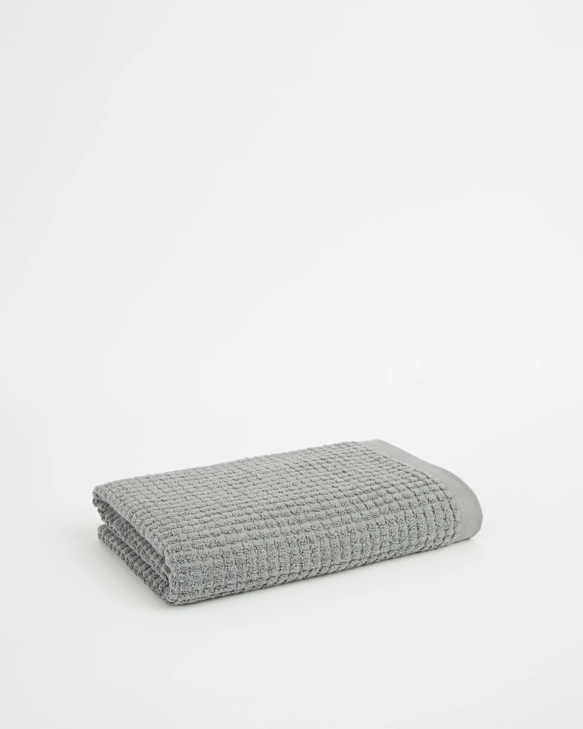 1 Target Cassie Textured Australian Cotton Bath Towel - Grey, 1 of 1