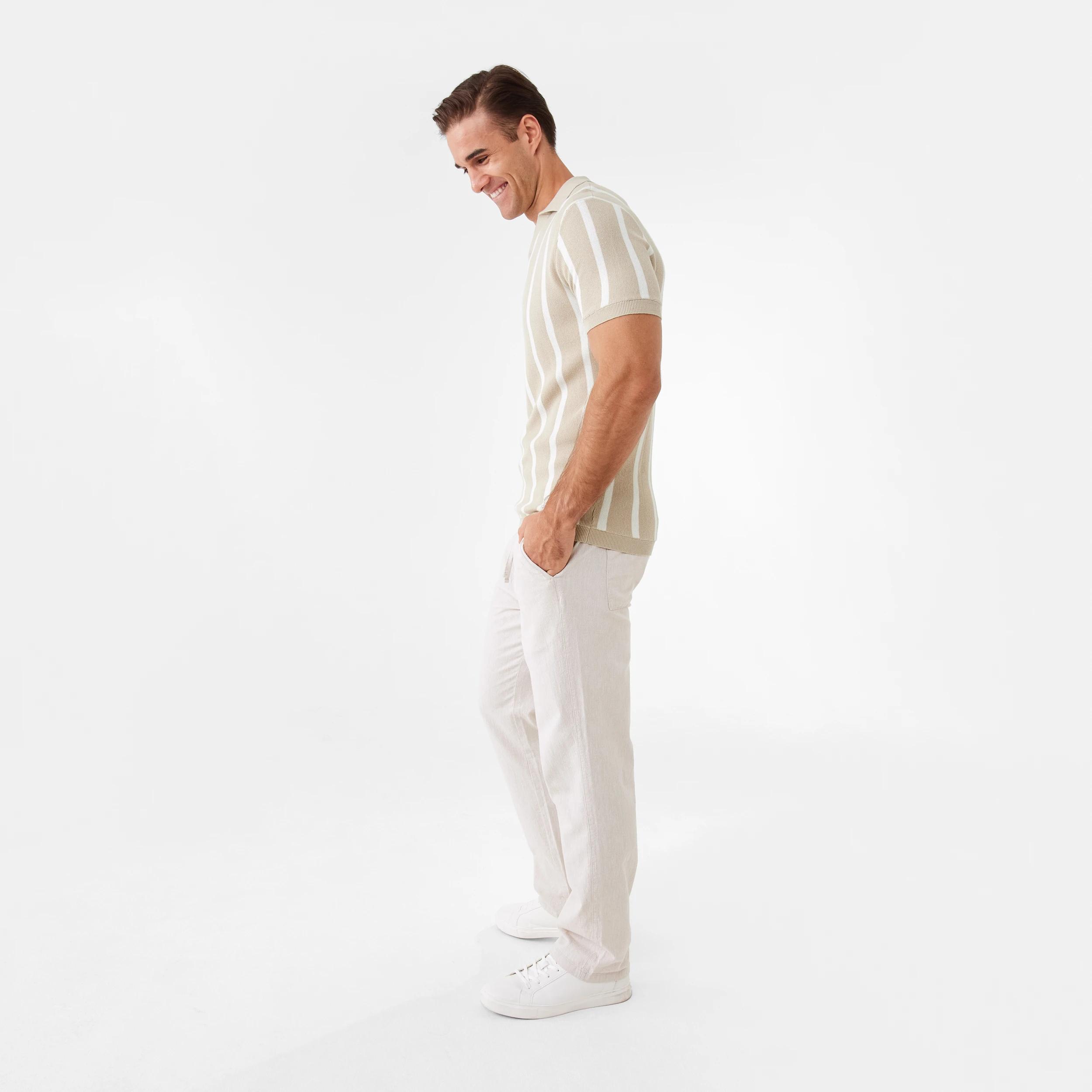 3 Knit Polo Shirt NEUTRAL, 3 of 9