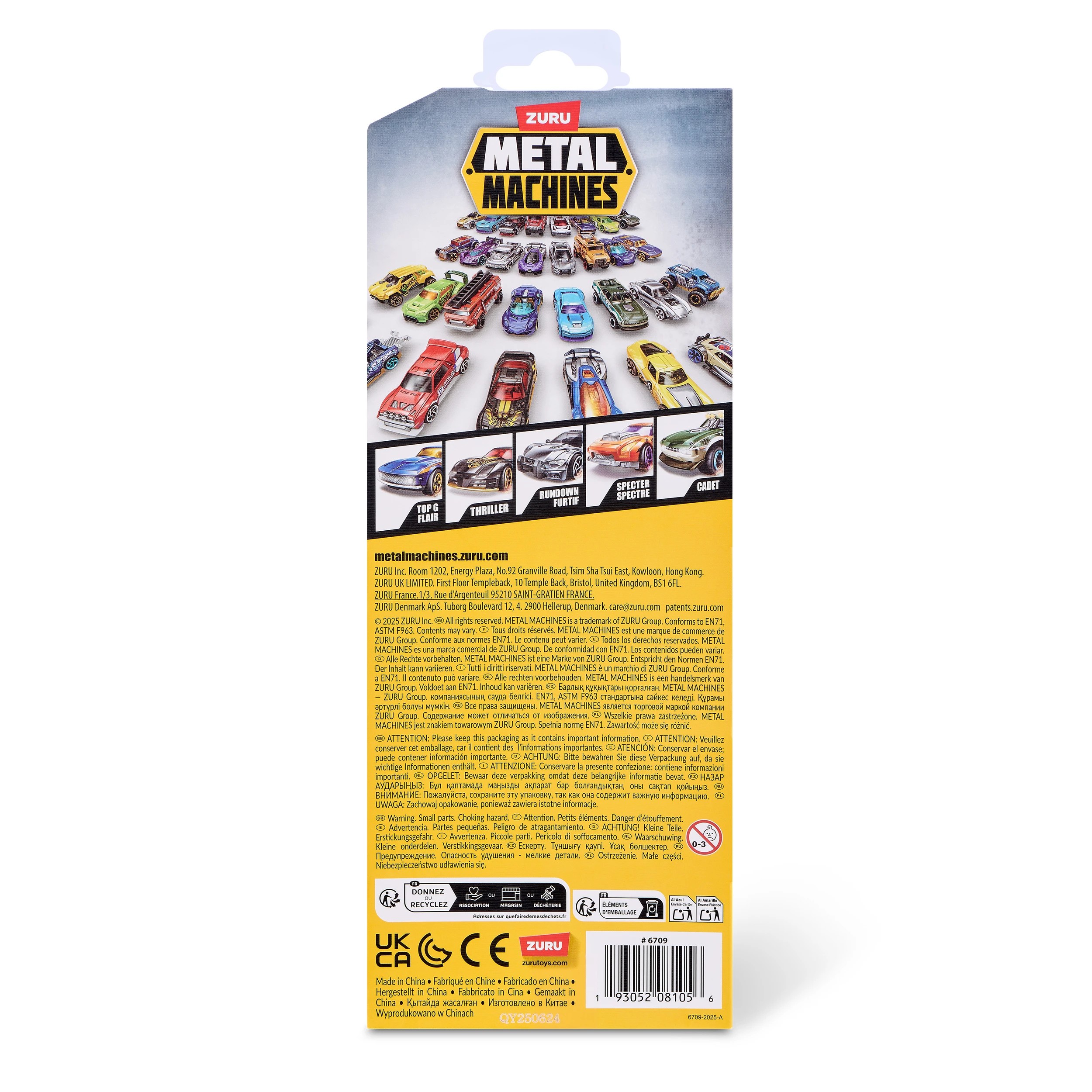 9 Metal Machines Ultimate Racing 5 Pack Vehicles, 9 of 9