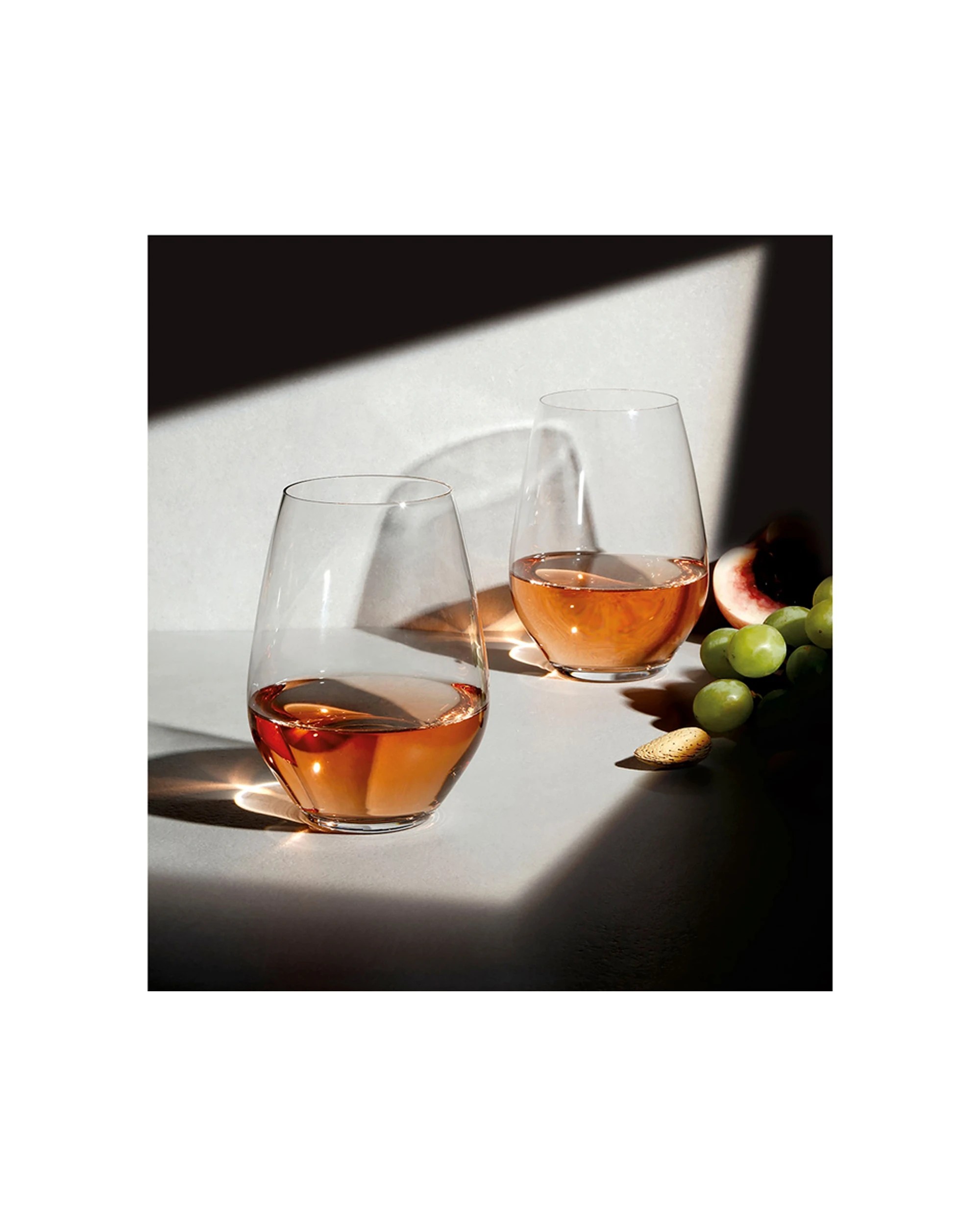 4 Krosno Harmony 6-Piece 440ml Stemless Wine Glass Set - Plain, 4 of 6