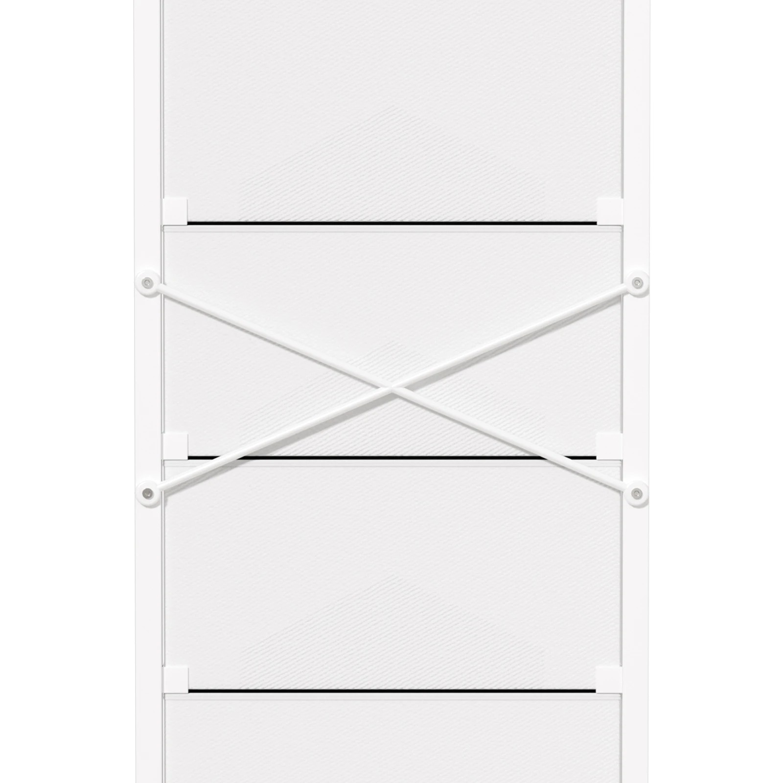 6 Advwin Vanity Desk with Mirror Nightstand with 4 Drawers 2-Tier Shelves - White, 6 of 9